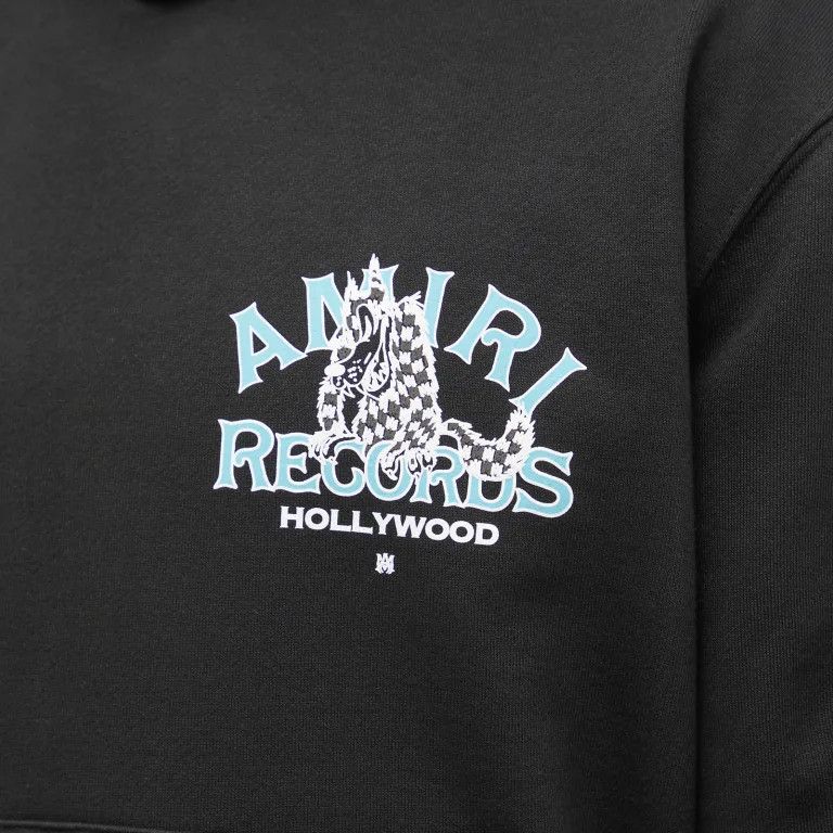 Amiri o1gr1nt0325 Records Wolf Hoodie in Black Size US L / EU 52-54 / 3 - 5 Thumbnail