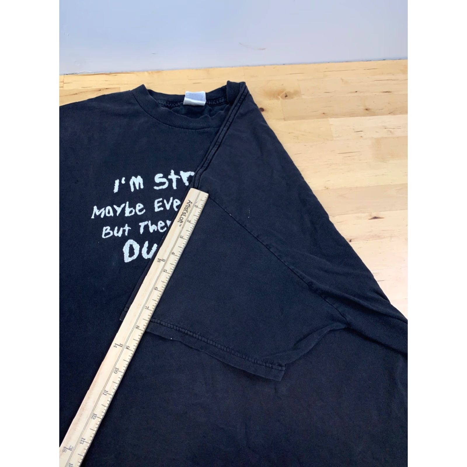 Vintage VINTAGE Strange Crazy Dull Moment Shirt Mens 2XL Black Funny Y2K Tennessee River Shirt Mens 2XL Black Funny 11219 Size US XXL / EU 58 / 5 - 5 Thumbnail