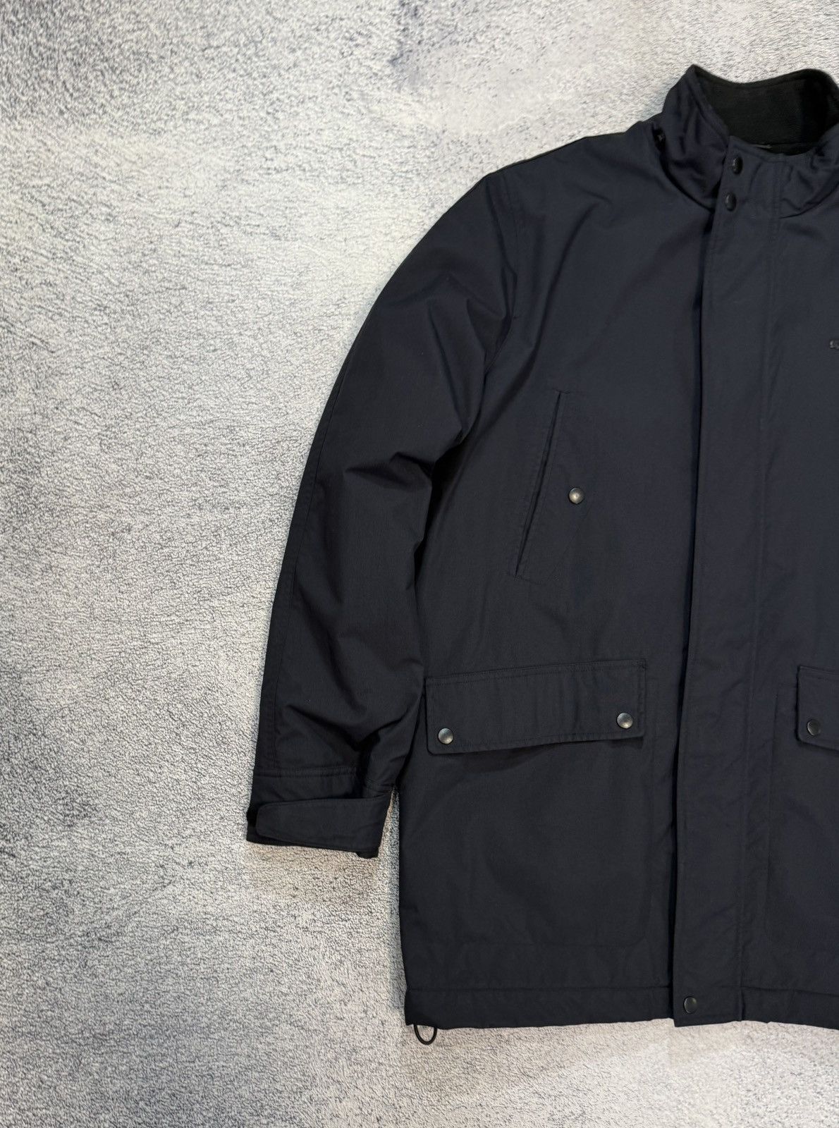 Lacoste Lacoste Parka Jacket 48/3 Men Black Fleece Lined Pocket Logo Size US M / EU 48-50 / 2 - 3 Thumbnail
