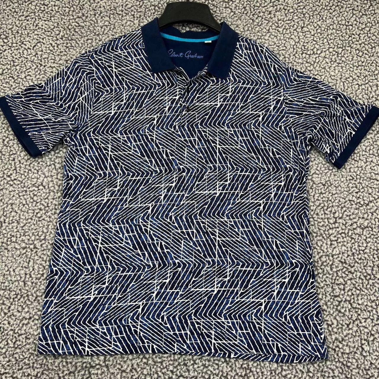 Robert Graham Robert Graham Polo Shirt Men L Classic Fit Short Sleeve Size US L / EU 52-54 / 3 - 1 Thumbnail