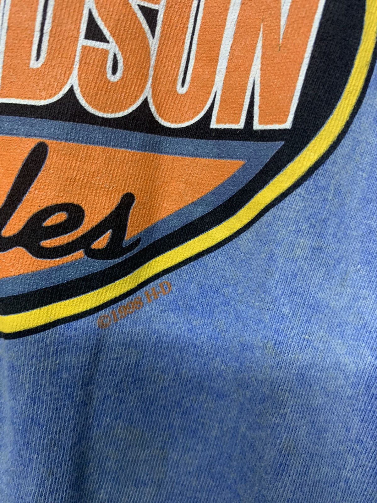Harley Davidson Vintage 90's Harley Davidson Las Vegas Nevada TyeDye T Shirt Size US L / EU 52-54 / 3 - 6 Thumbnail