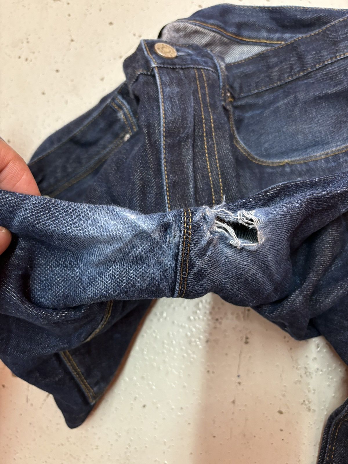 Acne Studios × Designer ***FINAL DROP***RARE ACNE STUDIOS MAX RAW DENIM 36 Size US 36 / EU 52 - 9 Thumbnail