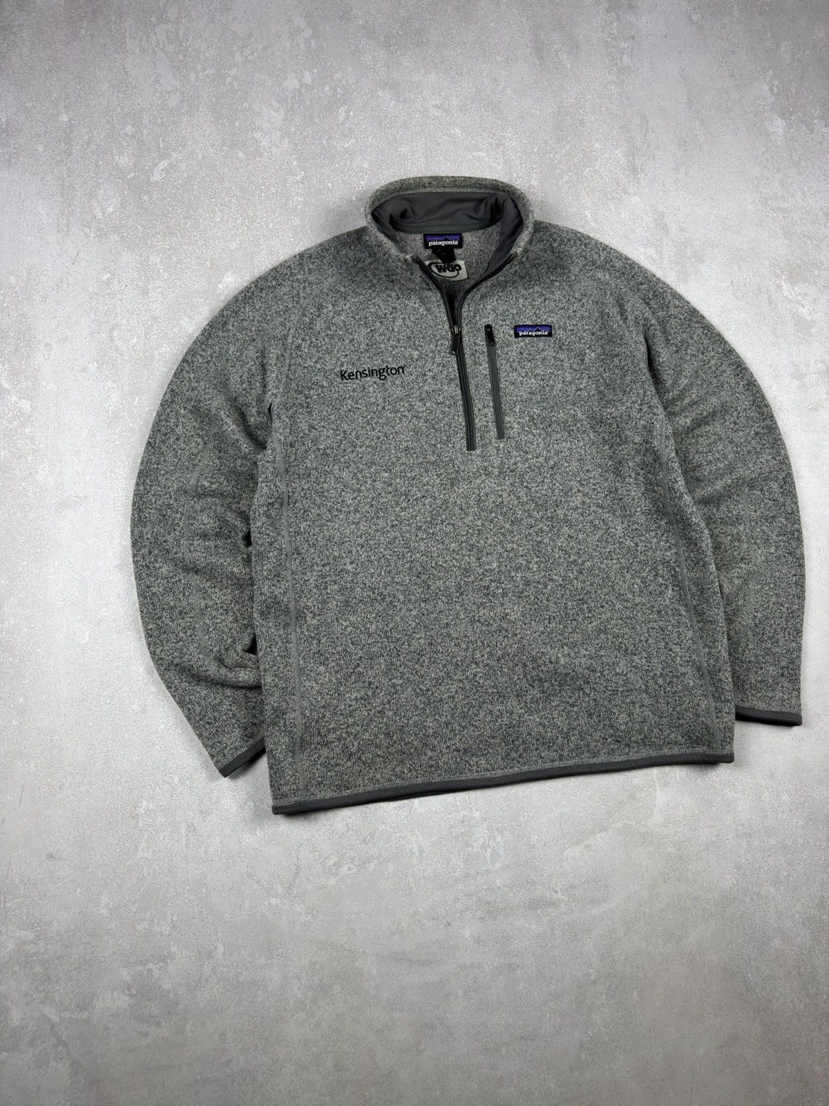 Patagonia Vintage Patagonia Polartec 1/4 Zip Fleece Jacket Gray size L Size US L / EU 52-54 / 3 - 2 Thumbnail