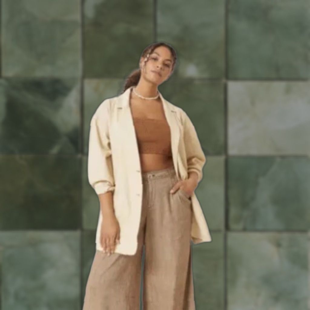 Vintage Anthropologie Pilcro Women's 2XS Linen Blend Summer Blazer Cream NWT Size XXS / US 00 / IT 34 - 1 Thumbnail