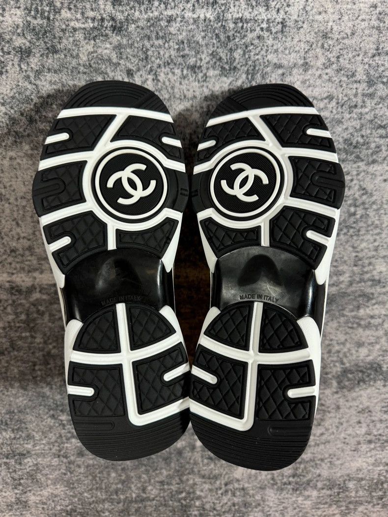 Chanel Chanel Black and White Panda Sneakers -2505 Size US 5.5 / EU 38 - 6 Thumbnail