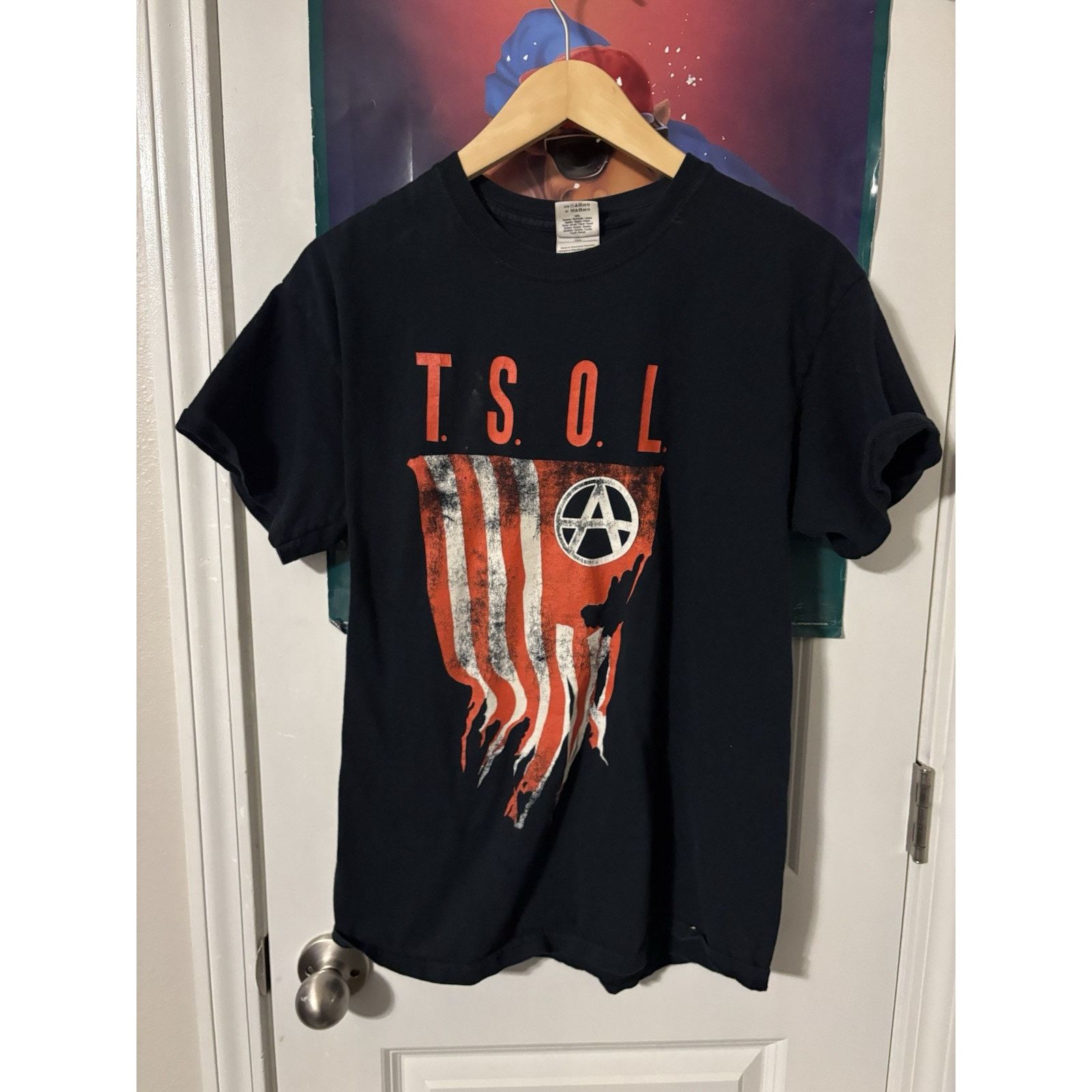 Vintage TSOL Band M Black Y2k Size US XL / EU 56 / 4 - 1 Thumbnail