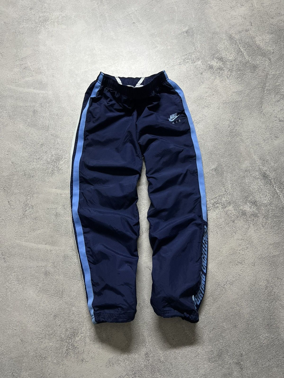 Vintage Vintage Y2K Nike Nylon Mini Swoosh Drill Pants 00’s Size US 28 / EU 44 - 3 Thumbnail
