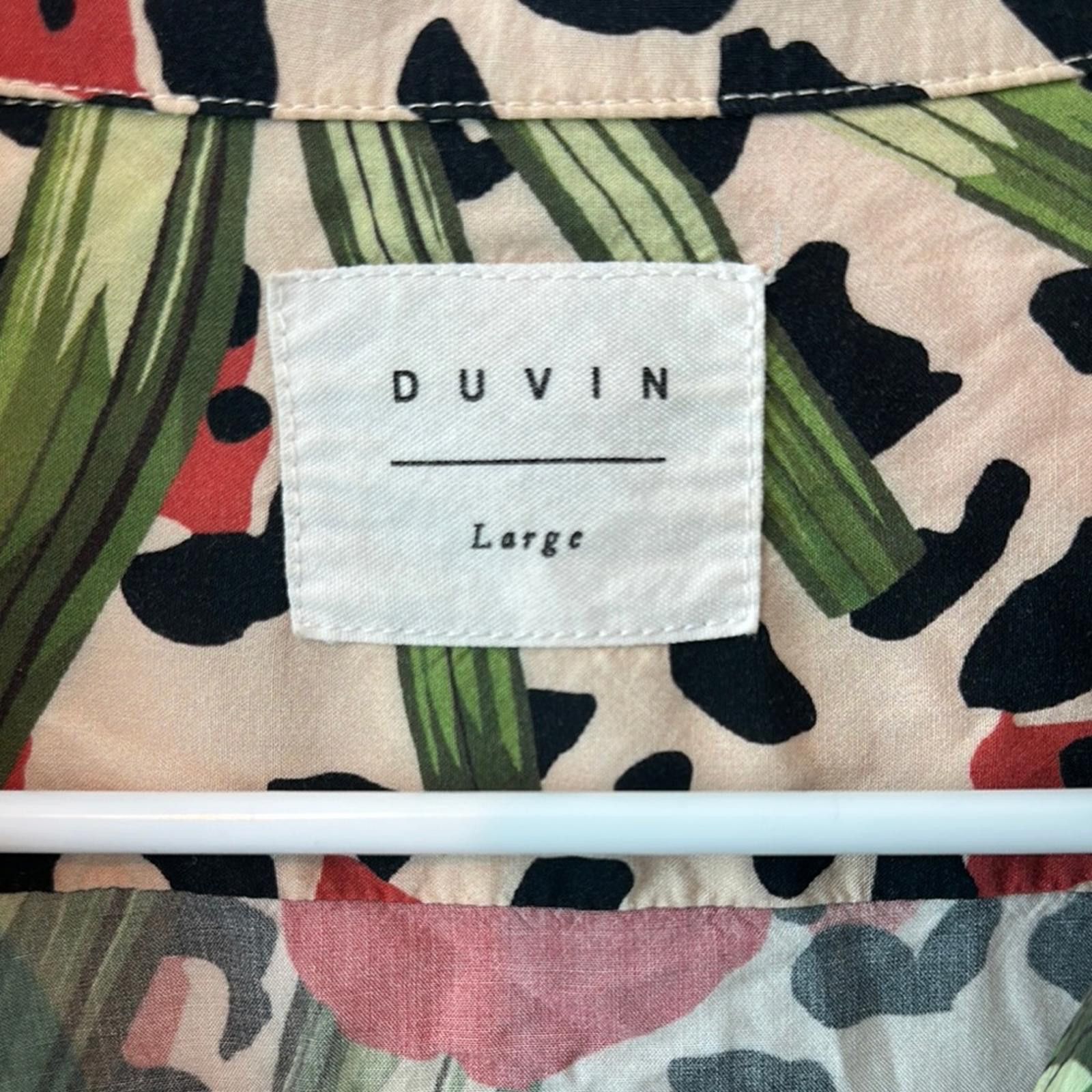 DIVINITIES Tropical Red and Green Short Sleeve Button Down Shirt Size L / US 10 / IT 46 - 2 Thumbnail