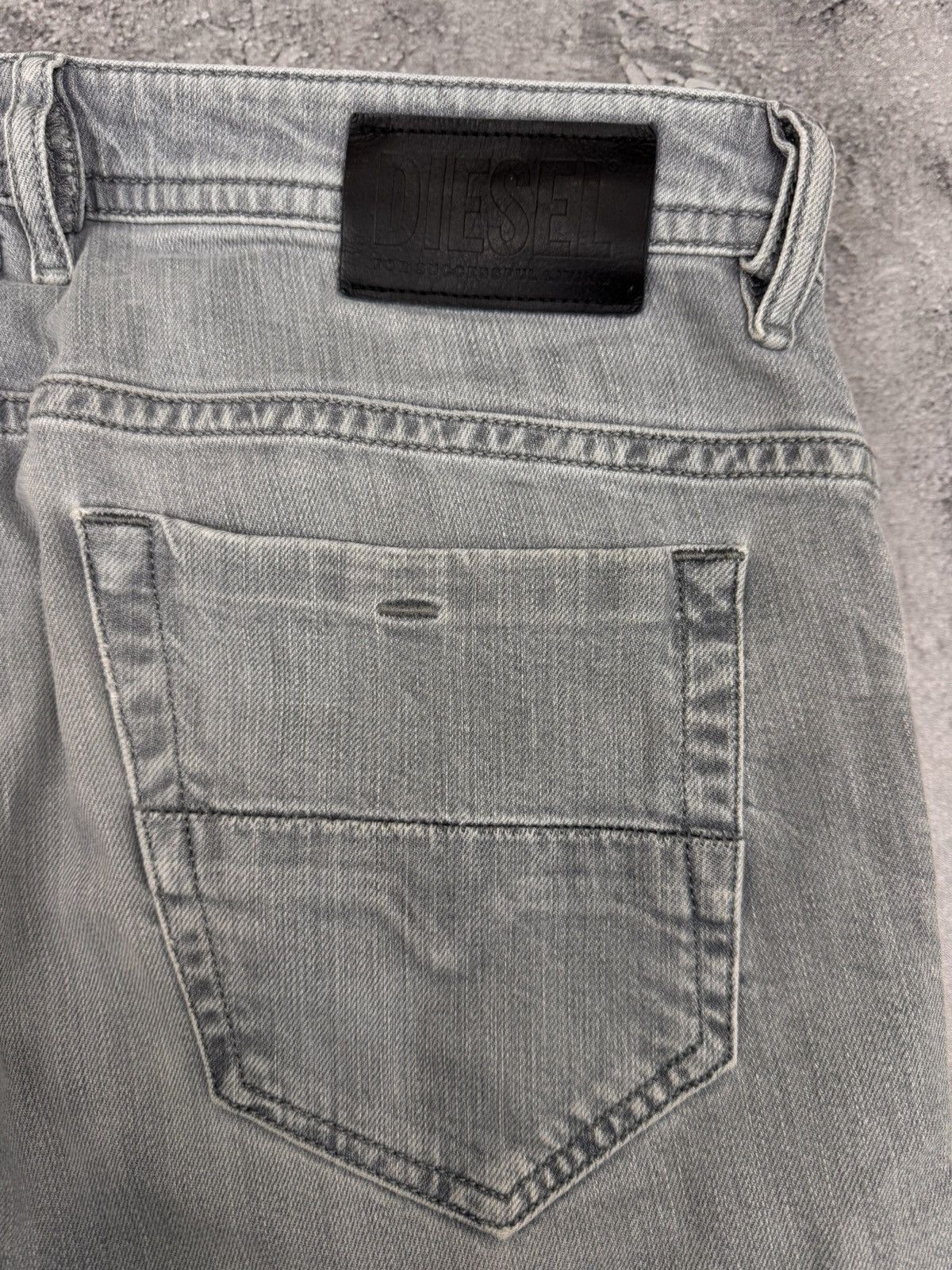 Diesel Diesel Men Cotton Jeans Grey Size 33 Size US 33 - 9 Thumbnail