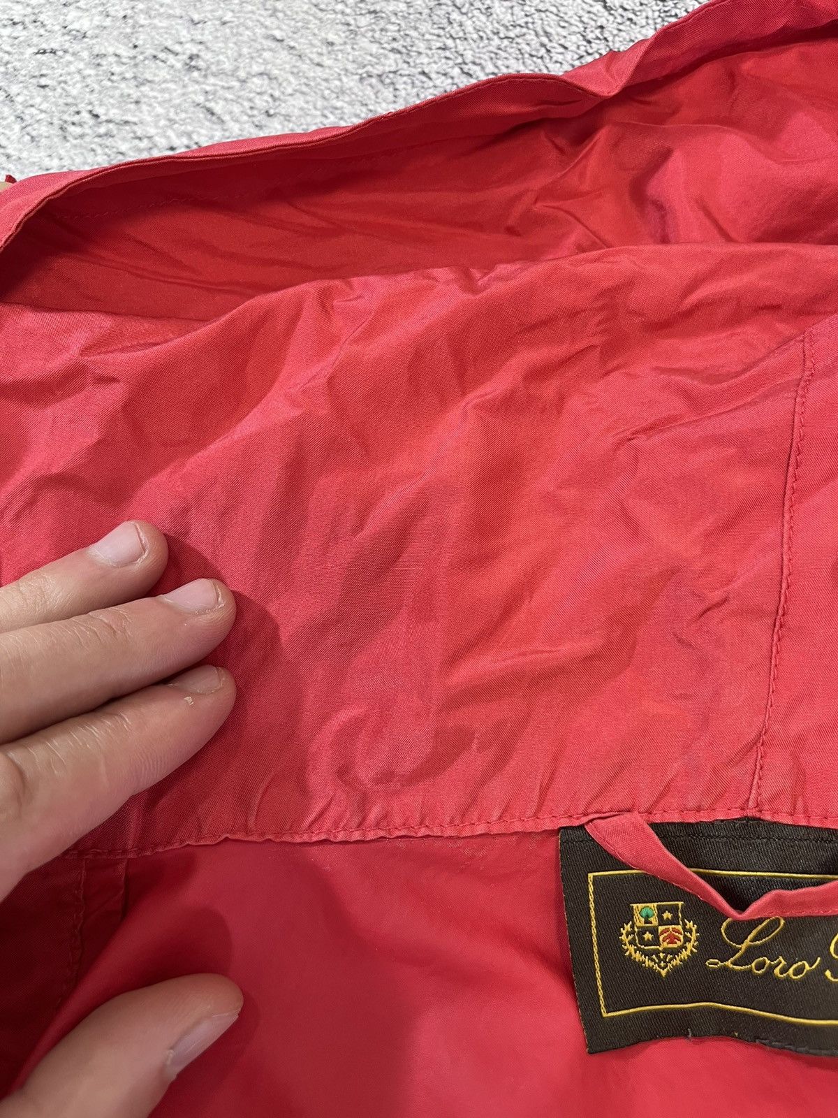 Loro Piana Loro Piana Women Jacket Windbreaker Silk SizeL Made In Italy Size L / US 10 / IT 46 - 24 Thumbnail