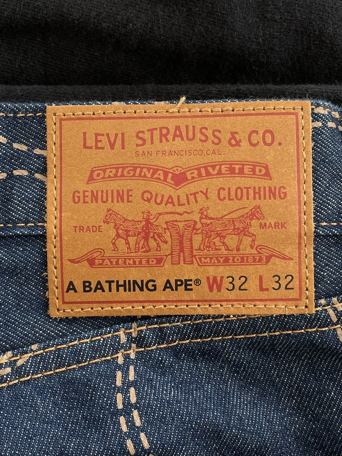 Bape × Levi's Bape x Levi’s Japanese Denim Size US 32 / EU 48 - 3 Thumbnail