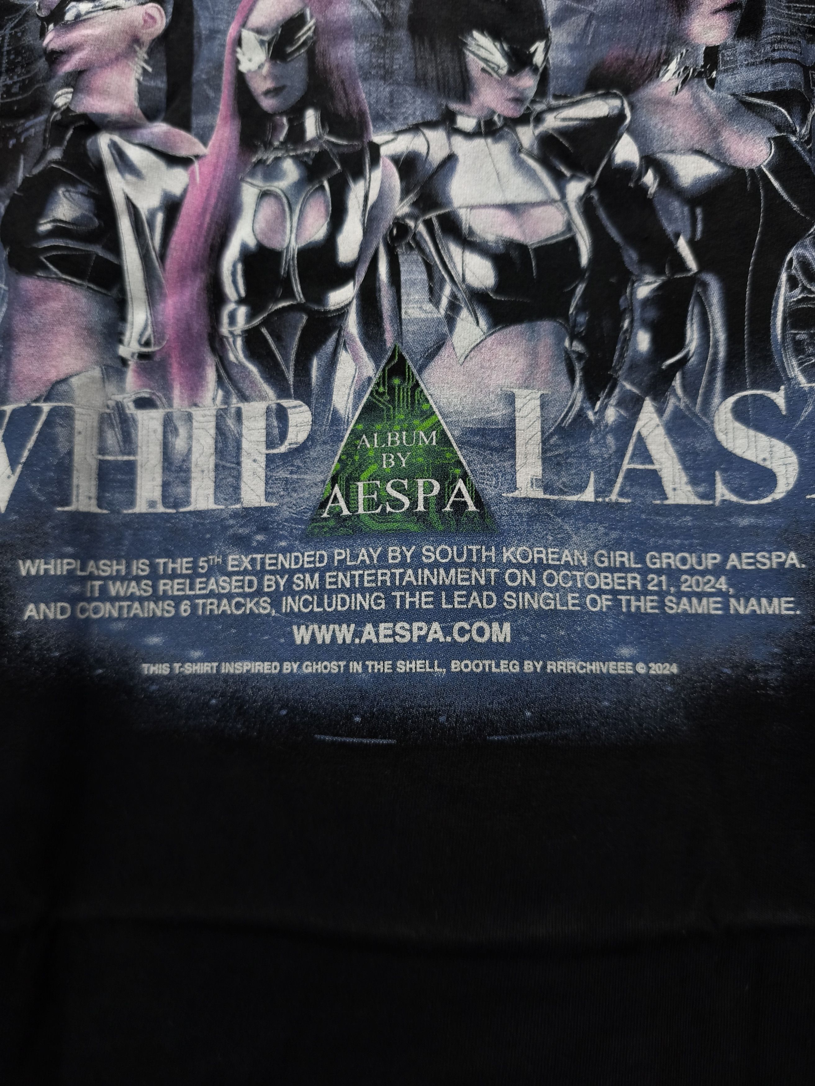 Rap Tees Aespa In The Shell Whiplash T-shirt Size US XL / EU 56 / 4 - 9 Thumbnail