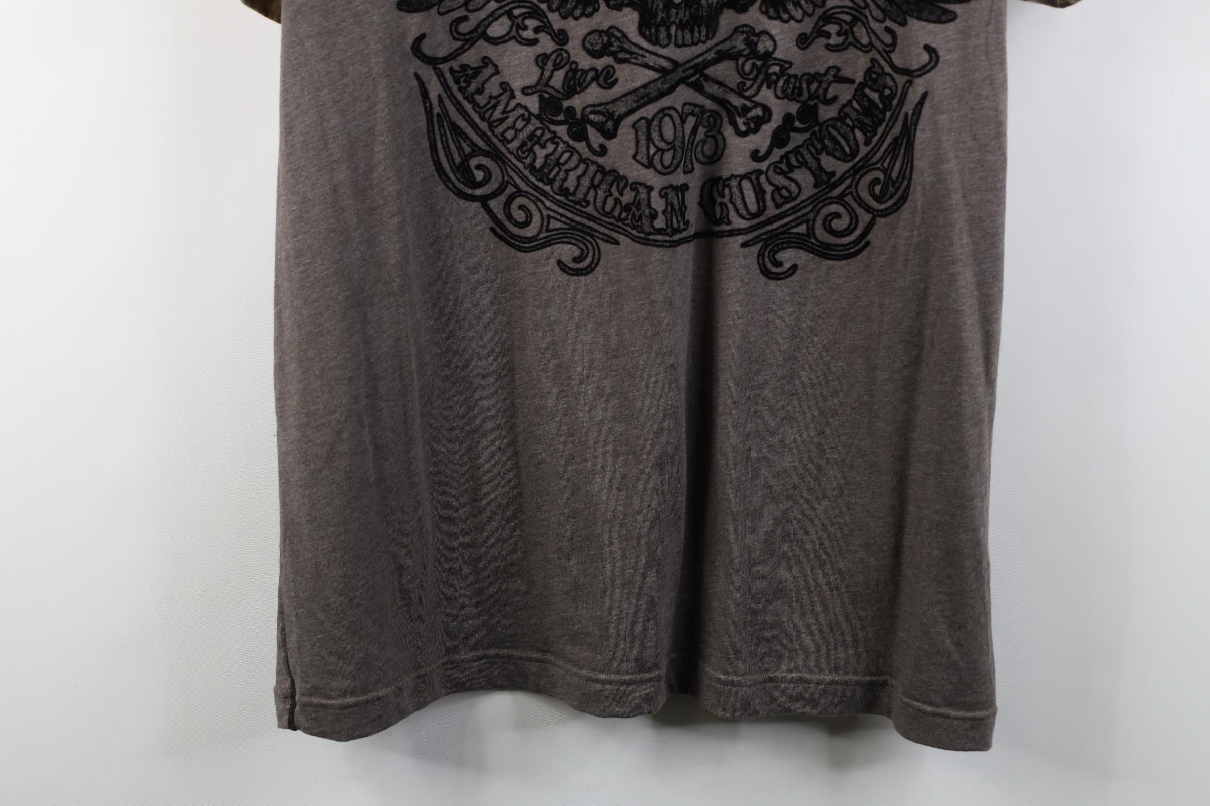 Affliction Affliction Velvet Skull Tribal Camouflage UFC MMA T-Shirt Size US XXL / EU 58 / 5 - 3 Thumbnail