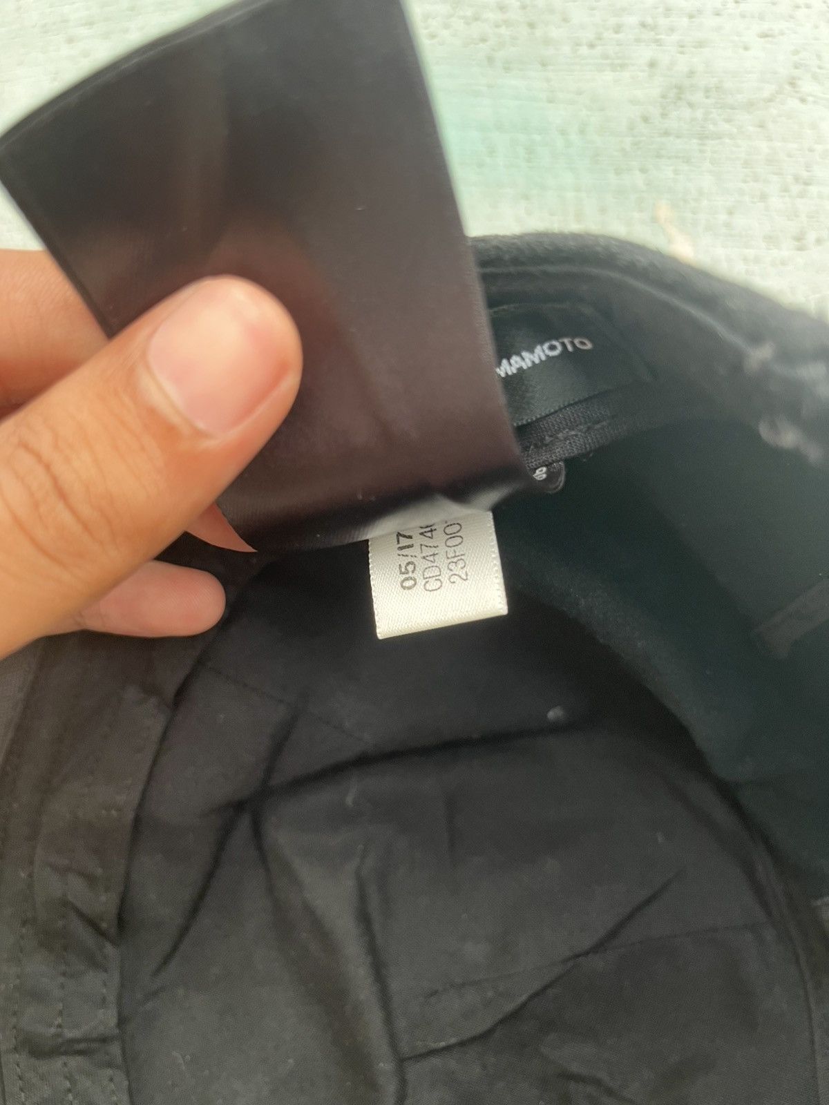Y-3 FIVE PANEL FULL BLACK YOHJI YAMAMOTO CAP HAT