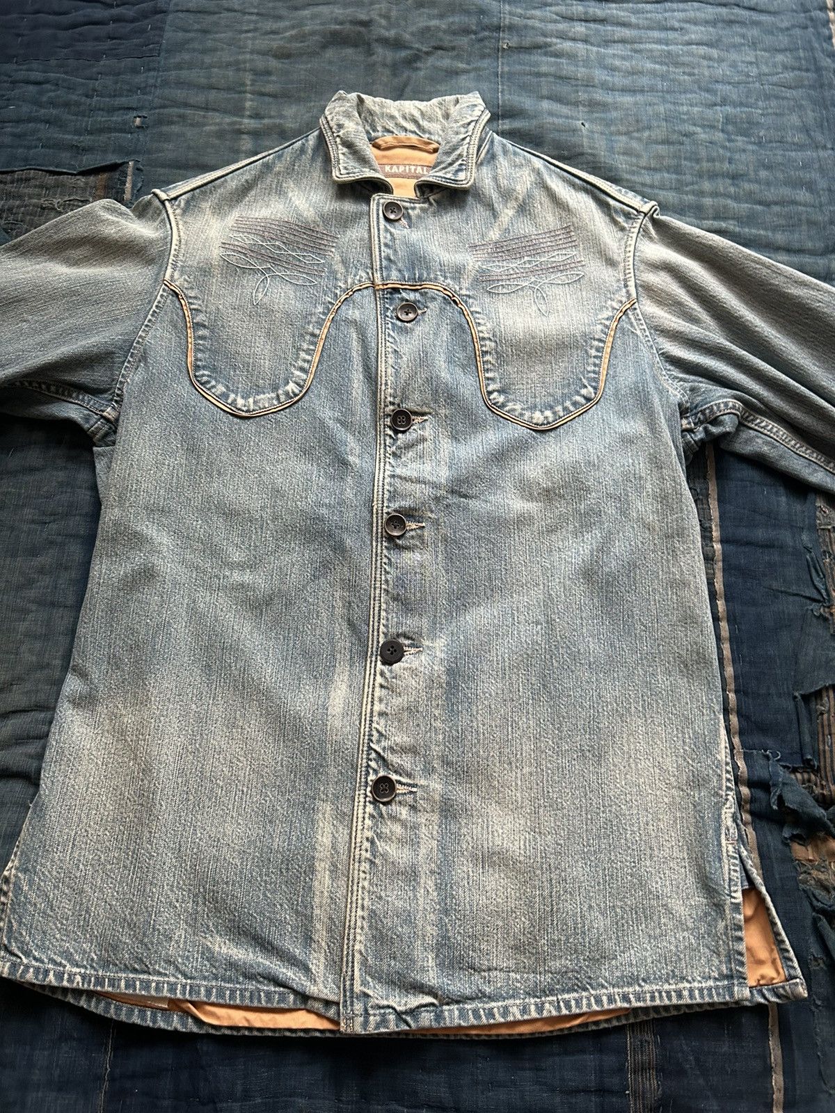 Kapital × Kapital Kountry Kapital naja embroidery denim jacket Size US M / EU 48-50 / 2 - 8 Thumbnail
