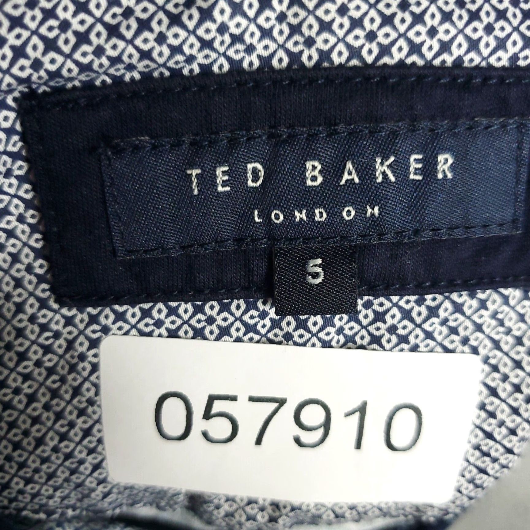 Ted Baker VINTAGE Ted Baker London Polo Shirt Men's Size 5 Blue Black Cotton Casual Short Sleeve Size US S / EU 44-46 / 1 - 6 Thumbnail