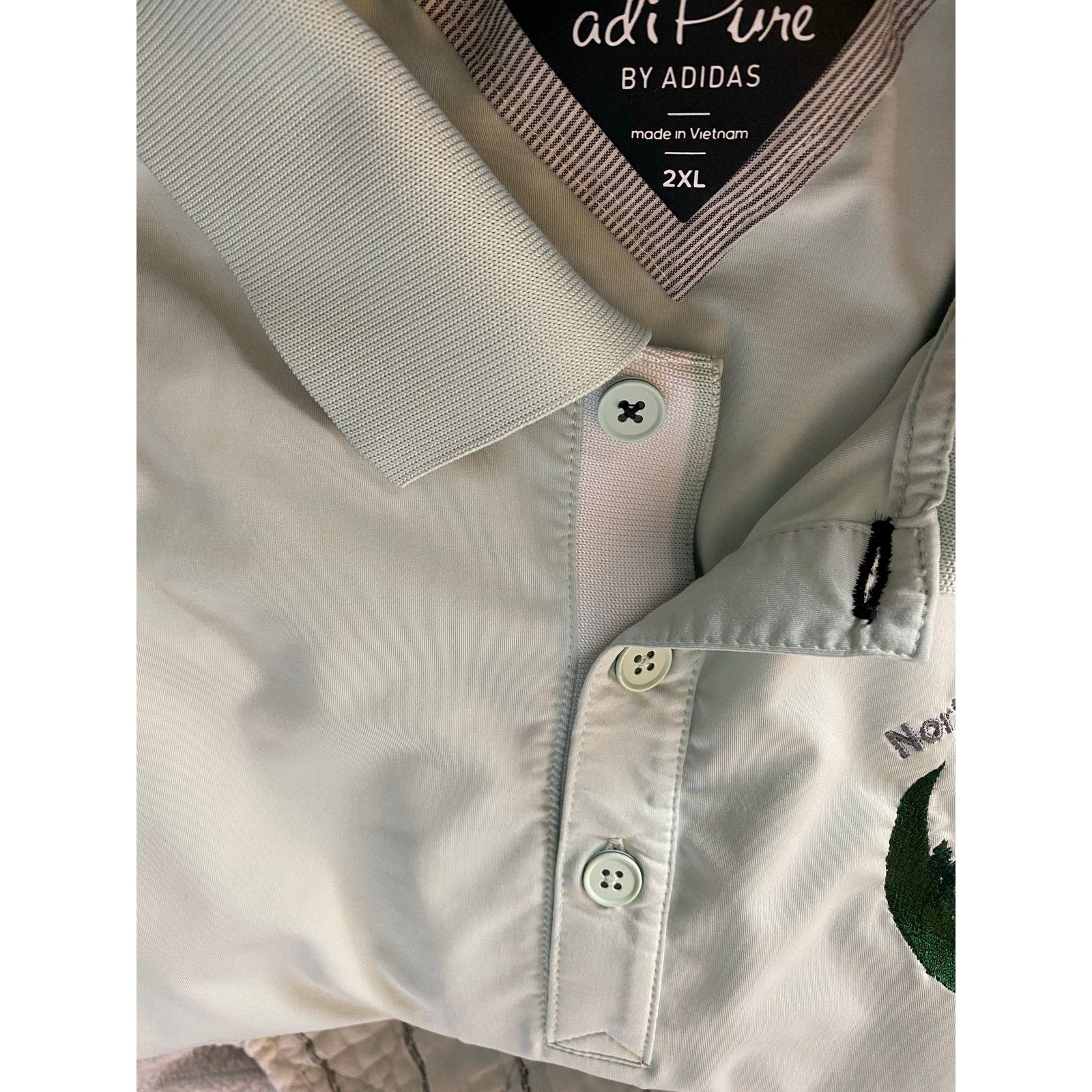 Adidas Adipure by Adidas Golf Shirt Men 2XL Embroidered Size US XXL / EU 58 / 5 - 6 Thumbnail