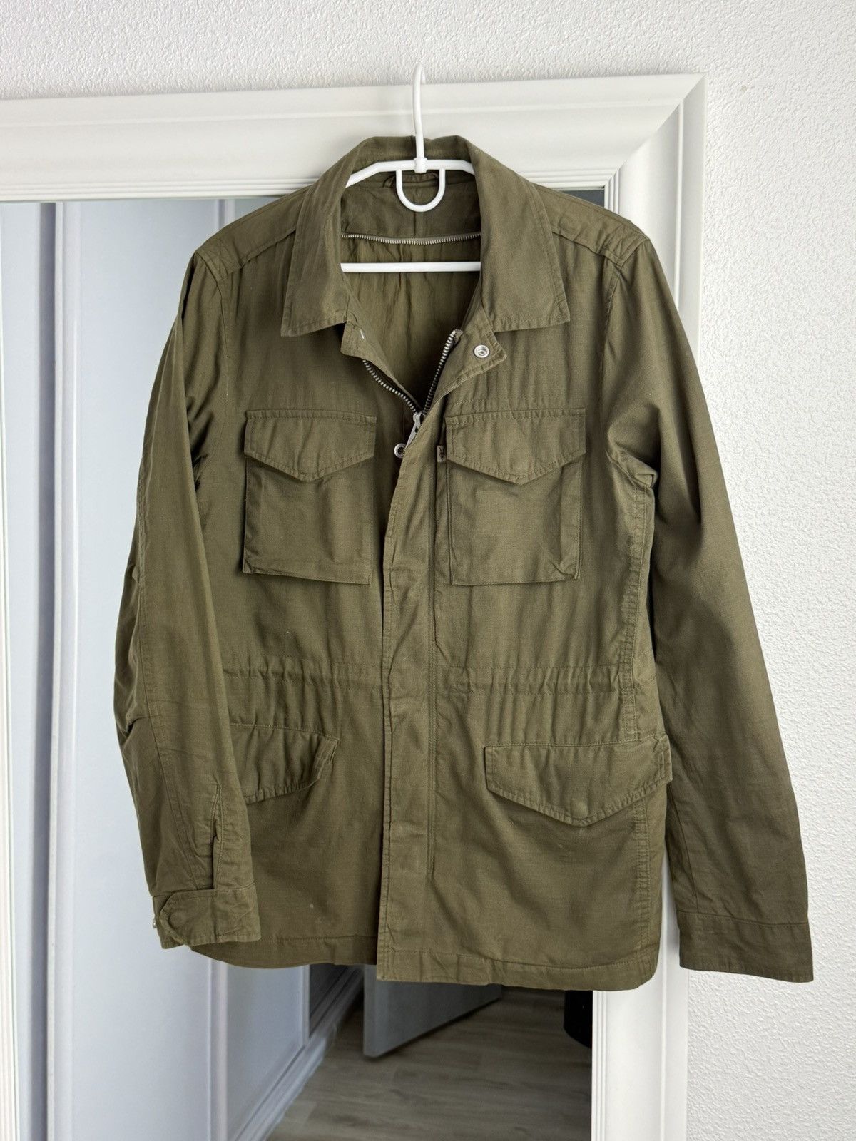 Allsaints AllSaints Halley Stevensons Waxed Cotton Field Baynes Jacket Size US S / EU 44-46 / 1 - 2 Thumbnail