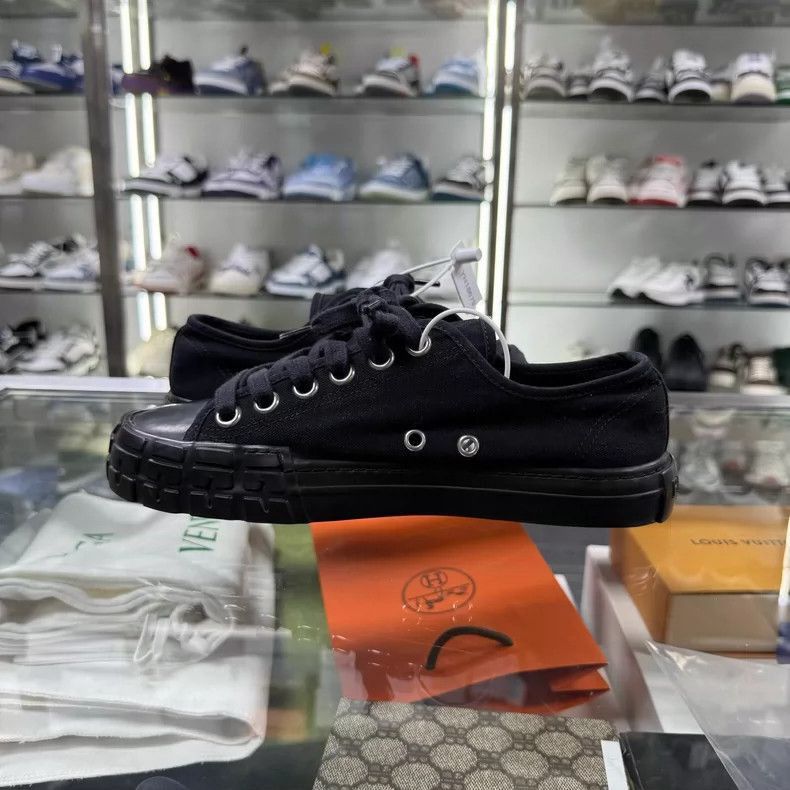 Prada PRADA Black Nylon Canvas Sneakers Size 37.5 -2505 Size US 7.5 / EU 40-41 - 5 Thumbnail