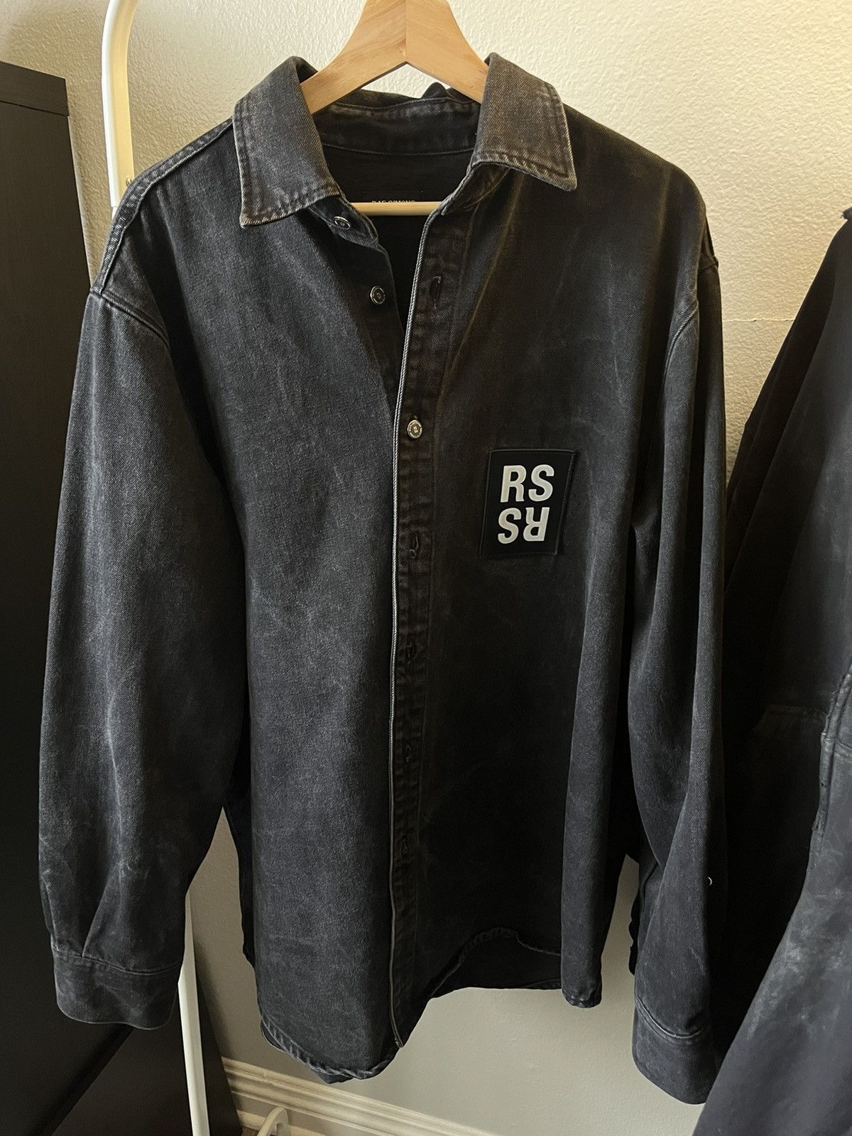 RAF SIMONS ラフシモンズCARRY OVER DENIM SHIRT Raf Simons Carry Over Denim Shirt | Grailed