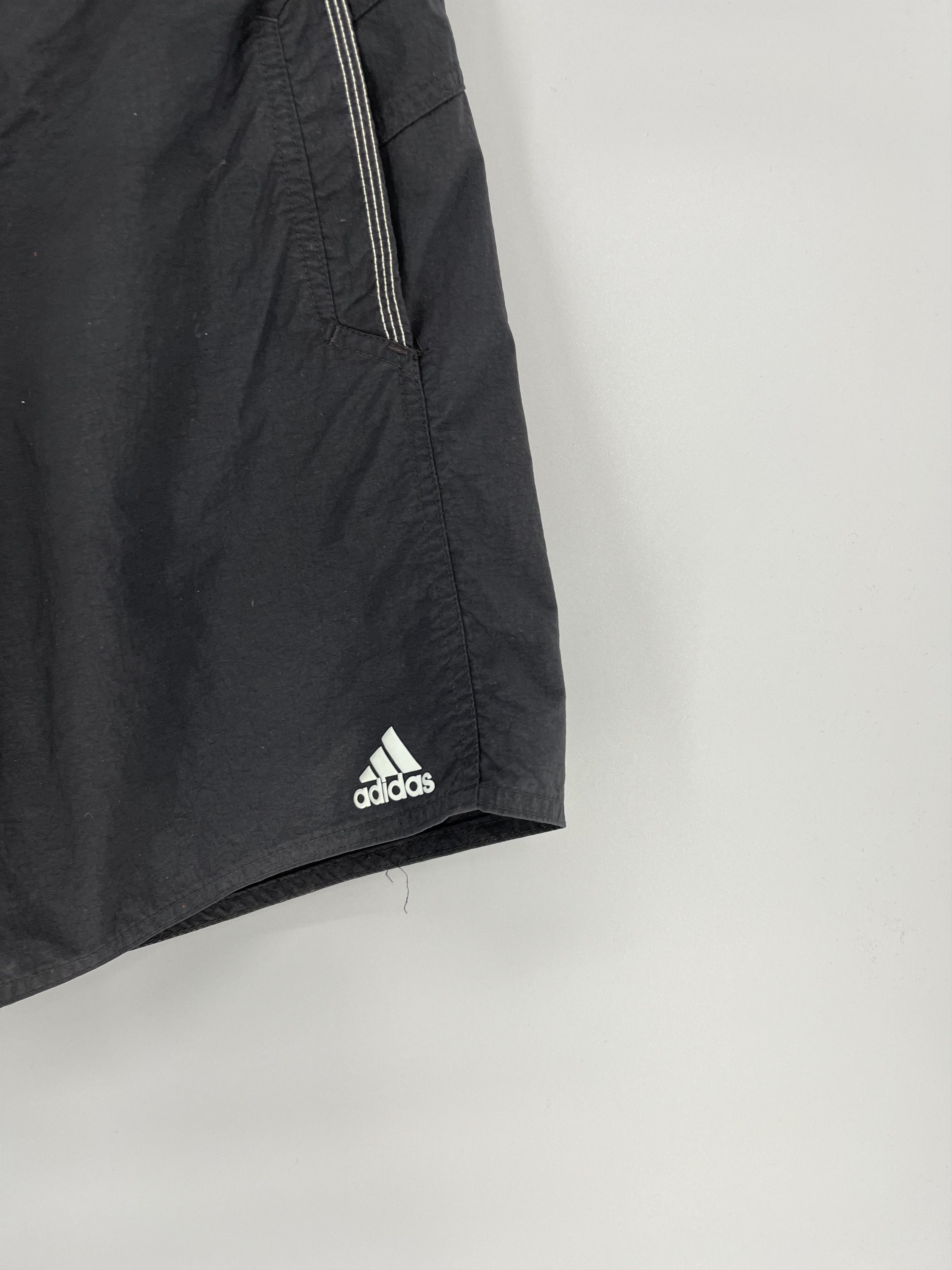Adidas × Vintage Vintage Y2K Drill Adidas Stripes Logo Shorts Streetwear 90s Size US 30 / EU 46 - 5 Thumbnail