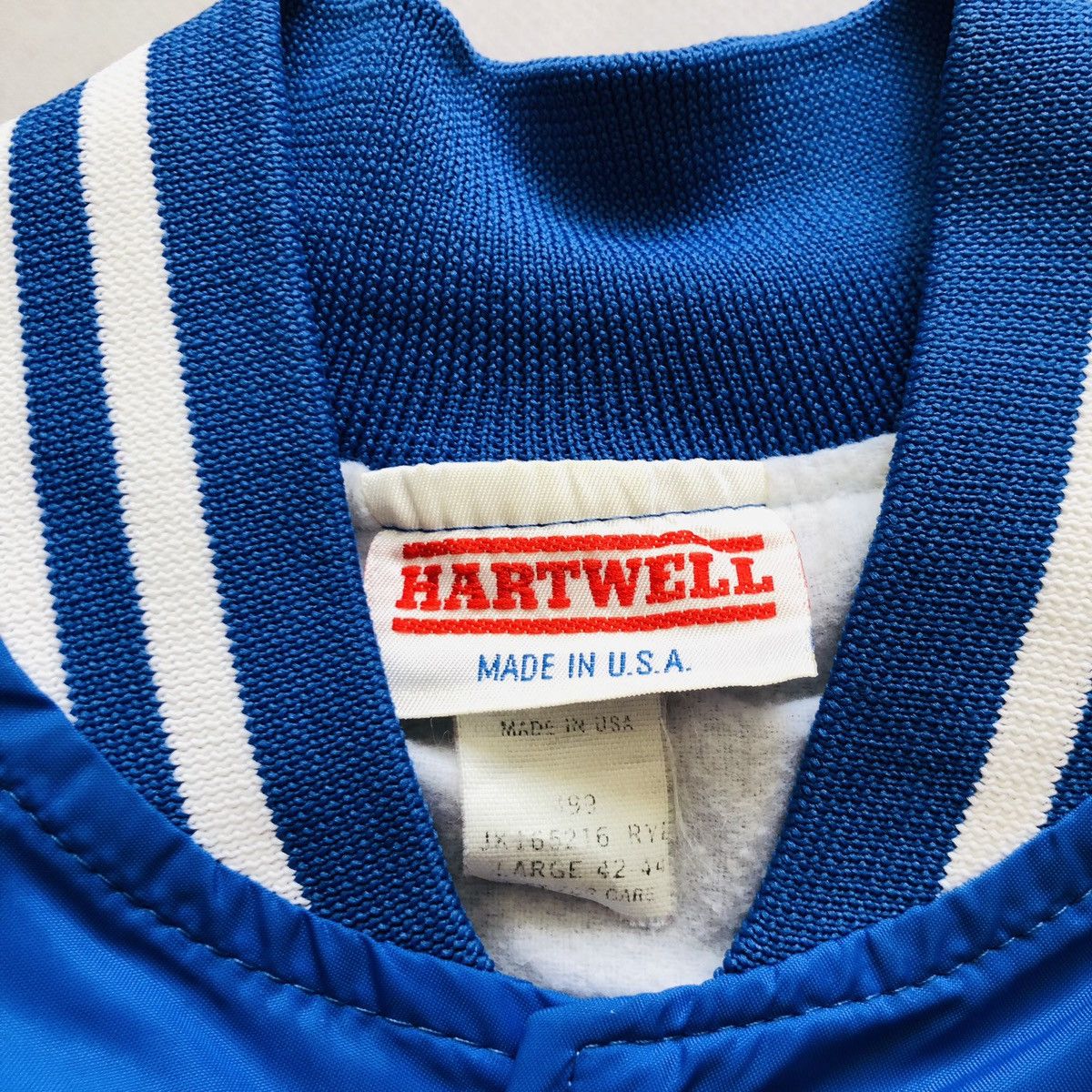 Majestic × Vintage Vintage Hartwell Y2K bomber jacket street sports baseball Size US S / EU 44-46 / 1 - 5 Thumbnail