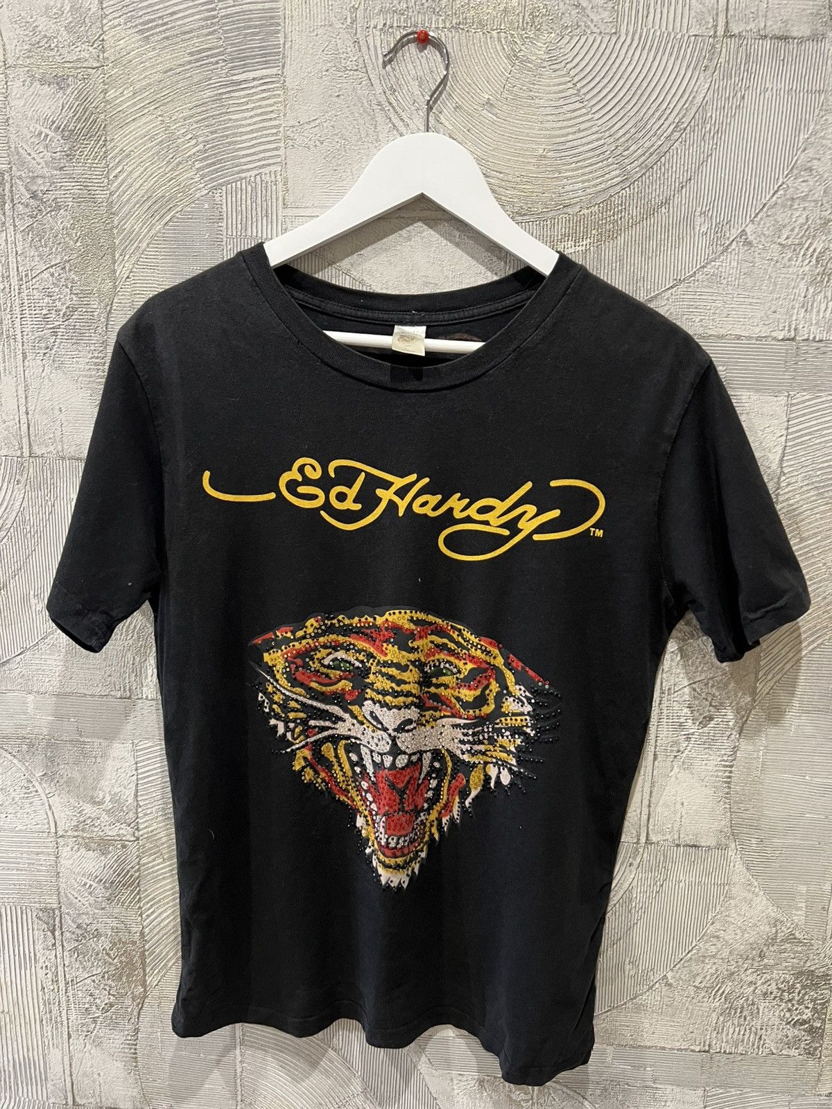 Ed Hardy Ed Hardy vintage Tiger Print Tee T Shirt Size US L / EU 52-54 / 3 - 1 Thumbnail