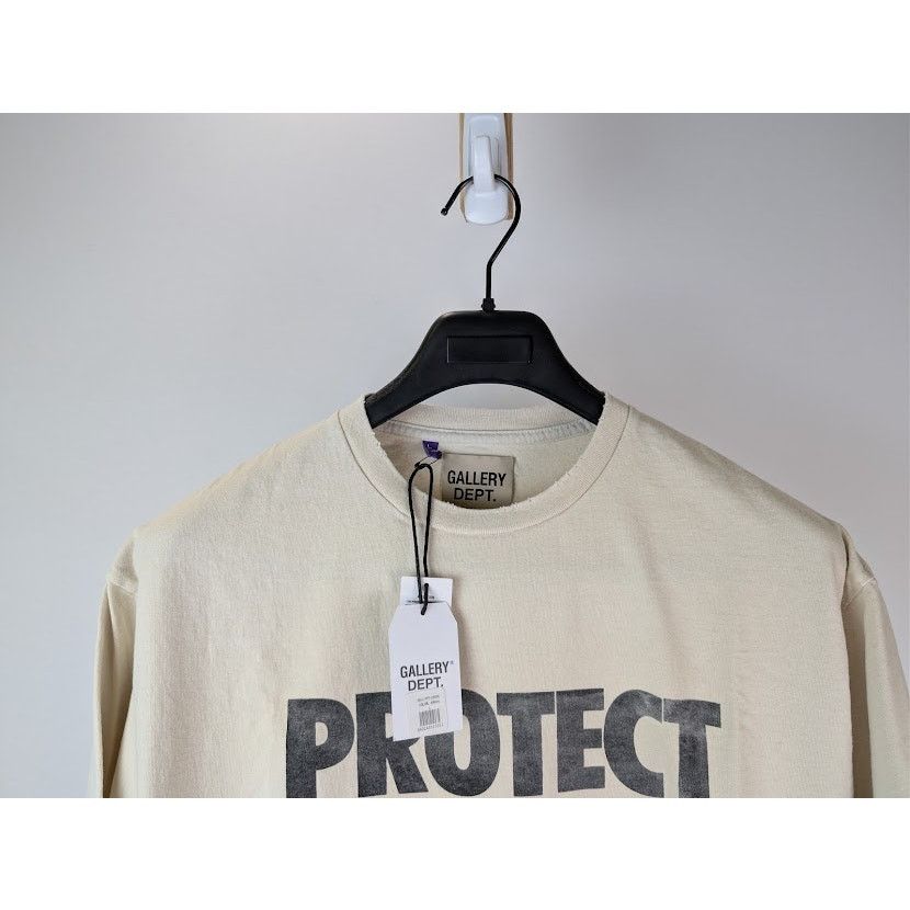 Gallery Dept. o1rshd1 Protect Yourself T-Shirt in Archival White Size US L / EU 52-54 / 3 - 3 Thumbnail