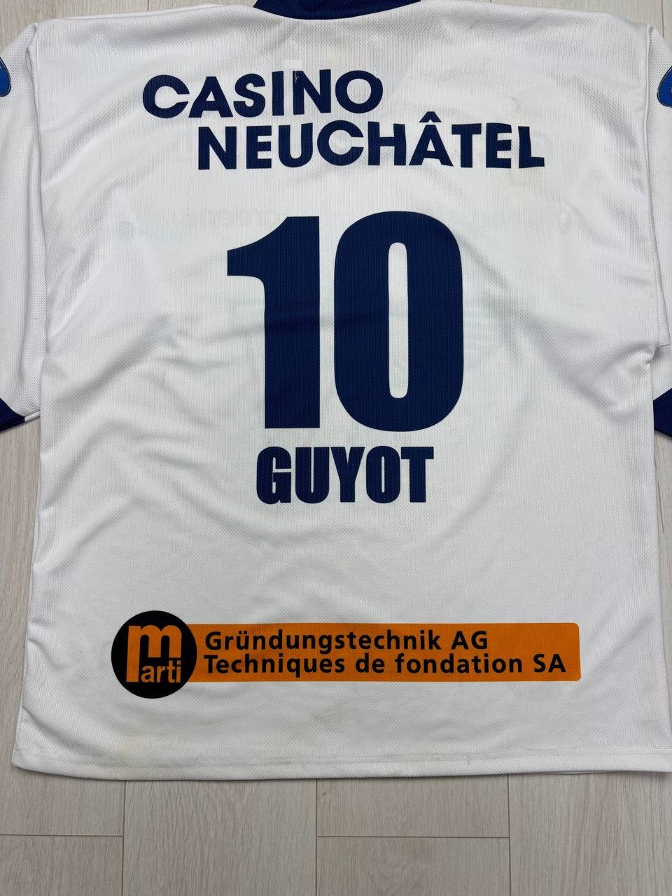 NHL Vintage Neuchatel Hockey Jersey #10 GUYOT Size US XL / EU 56 / 4 - 9 Thumbnail