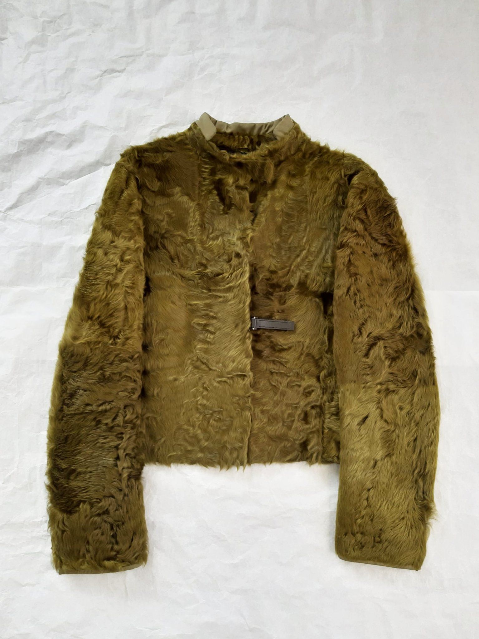 Prada Prada FW 1999 Astrakhan Beaver Fur Café Racer Size US S / EU 44-46 / 1 - 1 Thumbnail