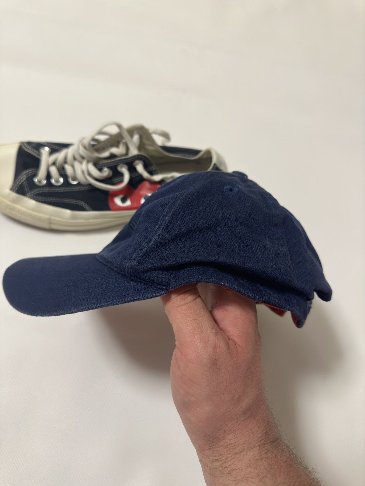 Nike × Vintage Nike Vintage 90s Big Logo Cap Size ONE SIZE - 2 Thumbnail