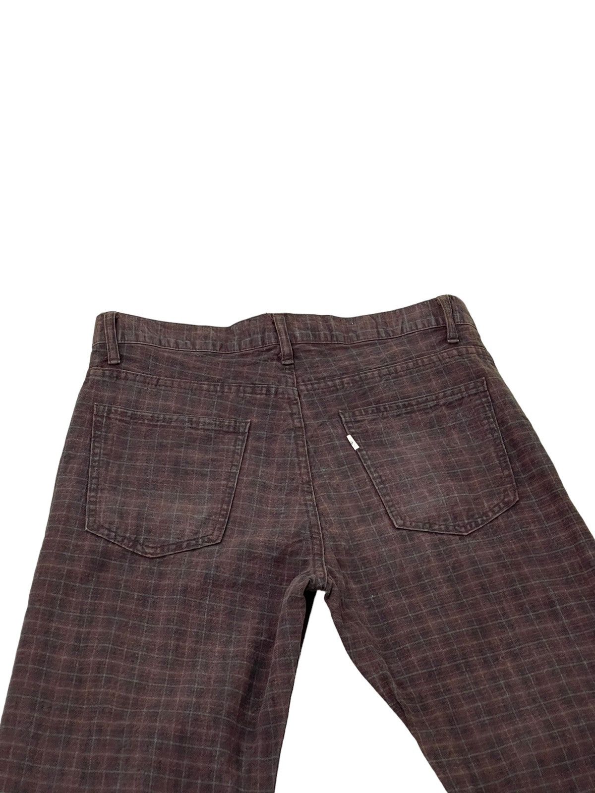 Beams Plus Moleskin Faded Check Jeans Beams Japan Regular 7🟦2 Size US 31 - 13 Thumbnail