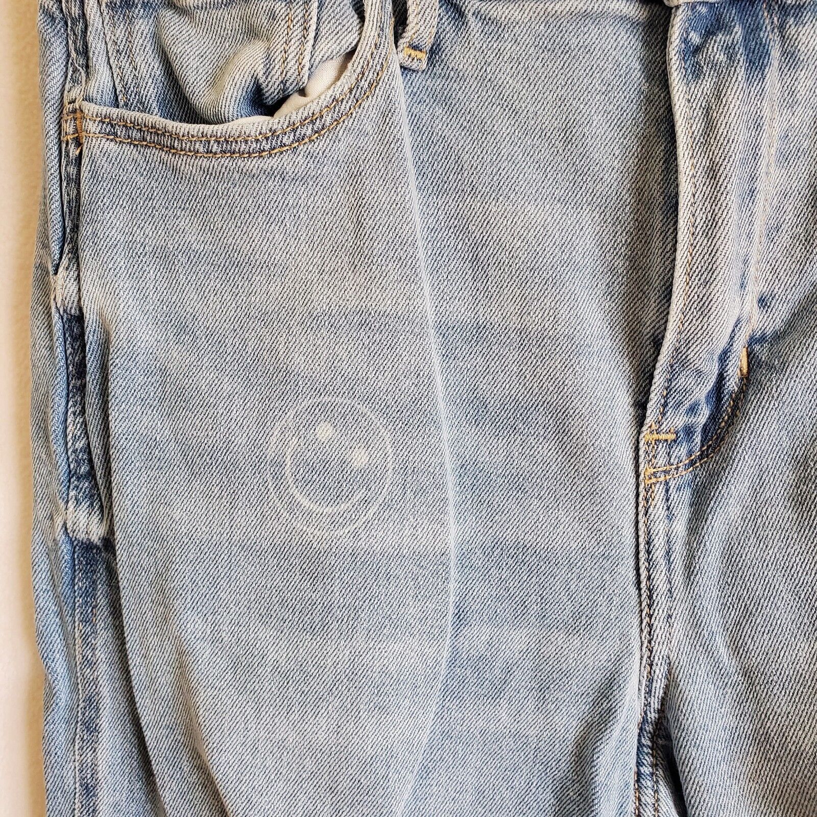 Hollister Hollister Face Distressed Ultra High Rise Mom Blue Jeans Size 29" - 9 Thumbnail