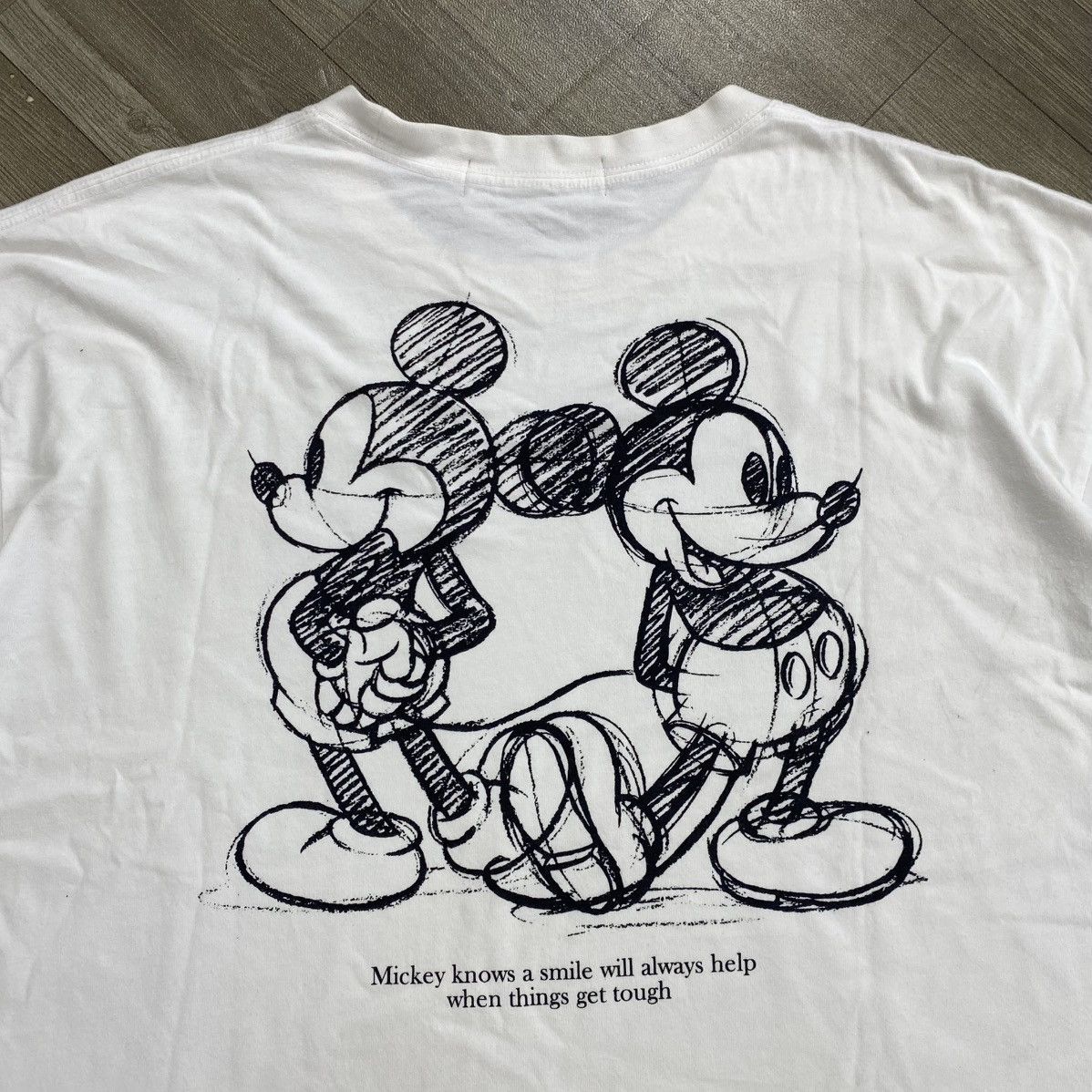 GU × Undercover 2000s GU x Undercover Mickey Mouse Oversize T-Shirt Size US XL / EU 56 / 4 - 2 Thumbnail