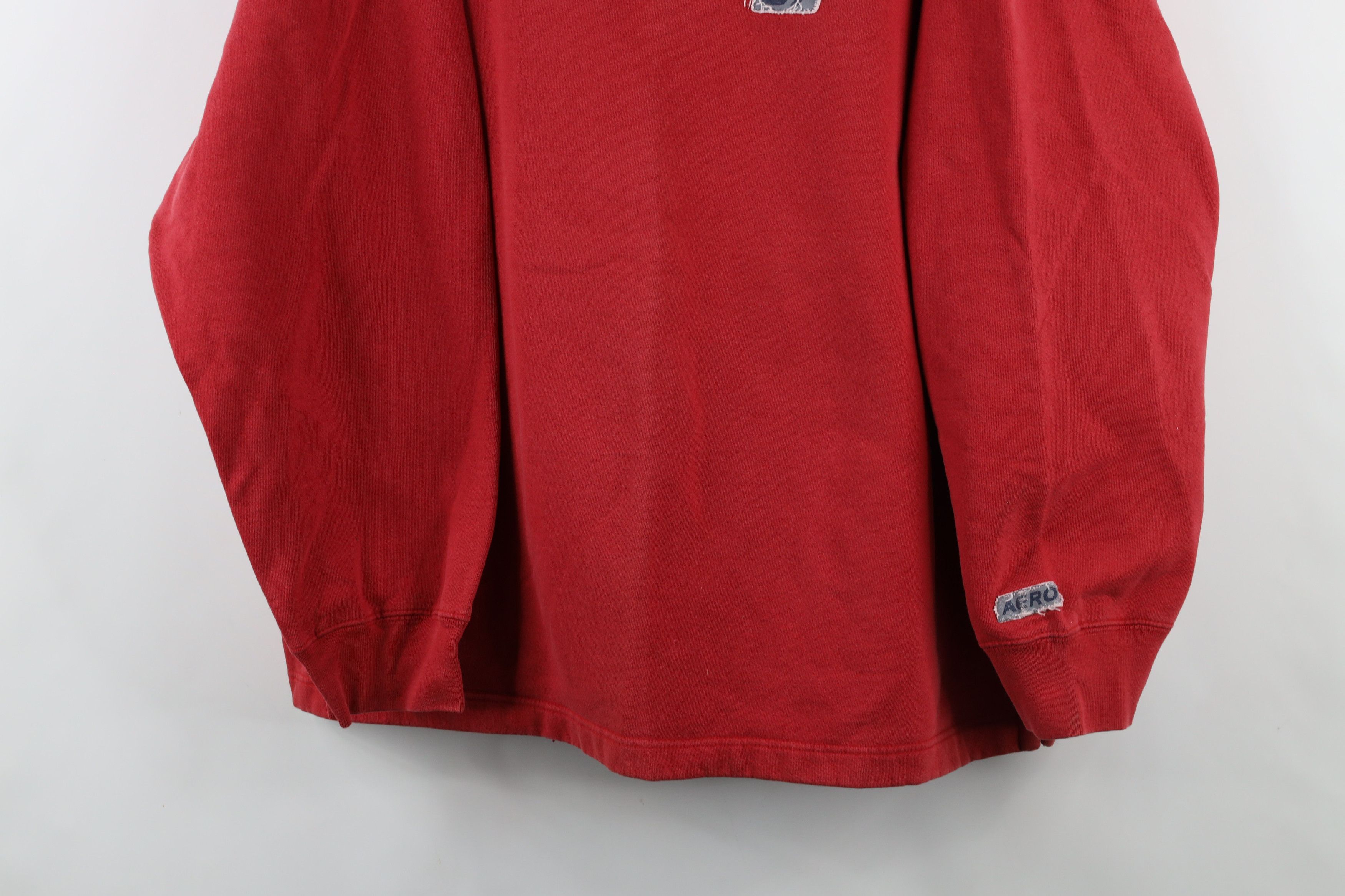 Aeropostale × Vintage Vintage Y2K 90s Aeropostale Spell Crewneck Sweatshirt Red Size US XL / EU 56 / 4 - 3 Thumbnail