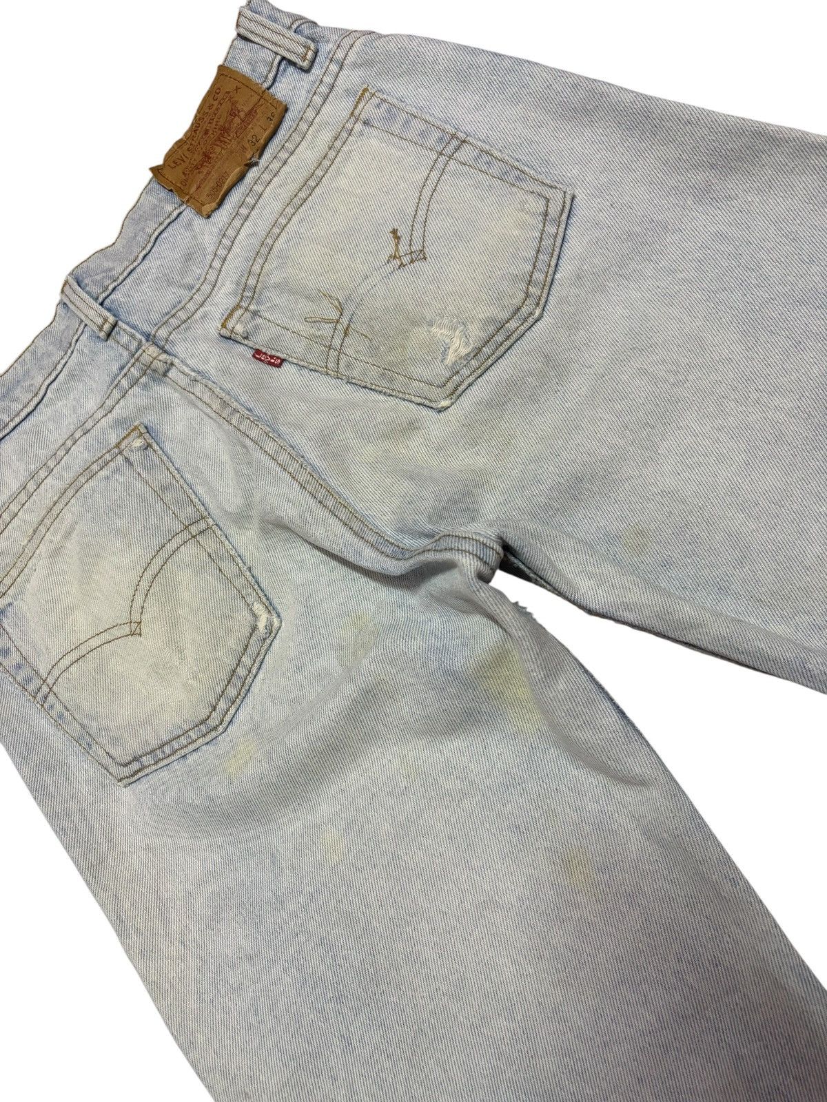 Levi's Vtg 90s Levis 505 Distressed Jeans Size US 30 / EU 46 - 7 Thumbnail