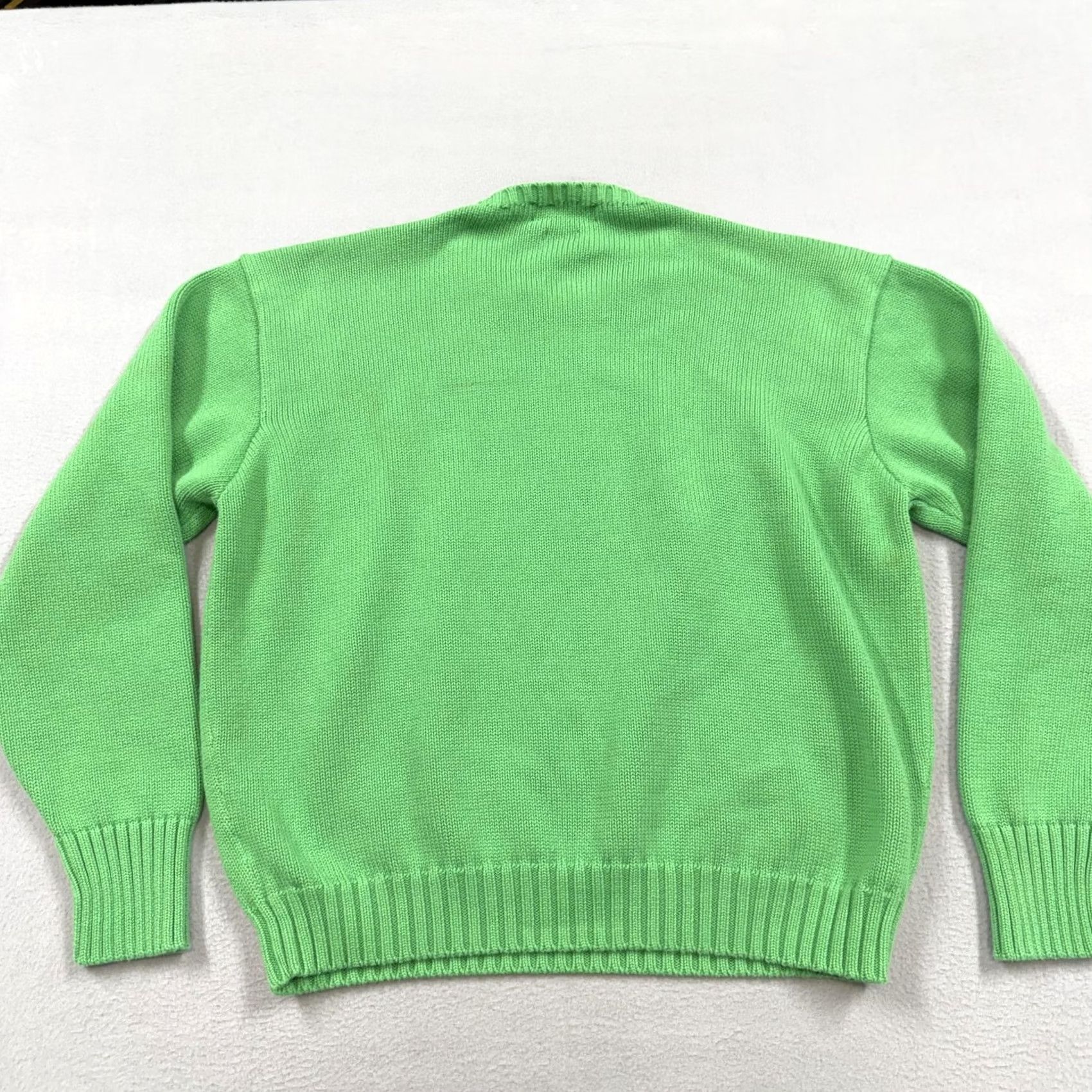 Polo Ralph Lauren Polo Ralph Lauren Sweater Mens 2XL Green Crewneck Knit Pullover Logo Pony Shirt Band Casual Mens Size US XXL / EU 58 / 5 - 6 Thumbnail