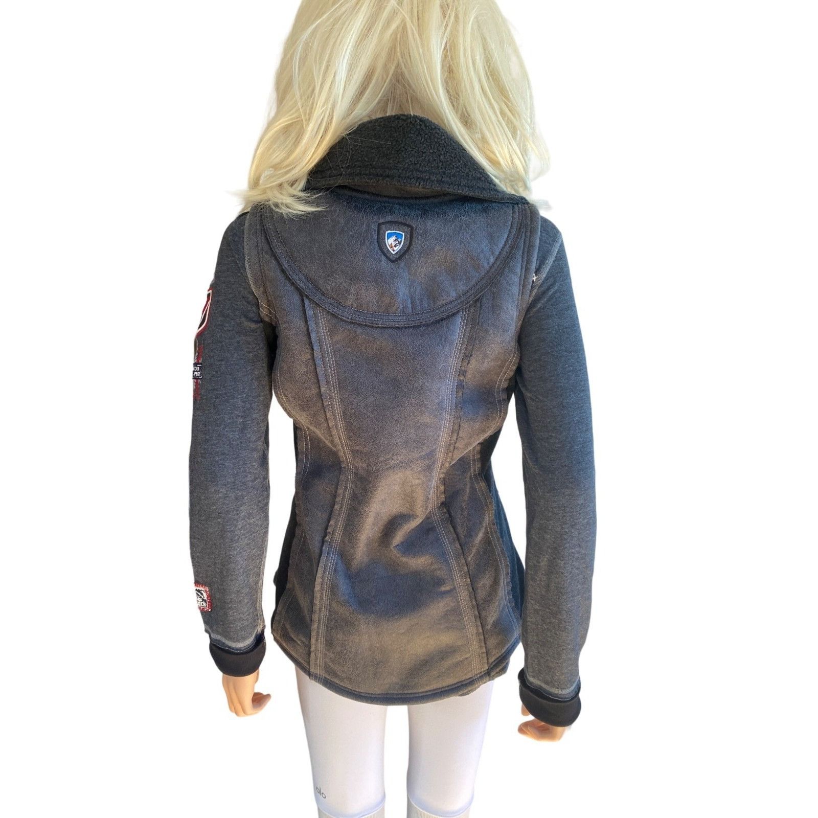 Kuhl NWT KUHL Women's S Raven Gray Black Dani Sherpa Vest Italian Size S / US 4 / IT 40 - 17 Thumbnail