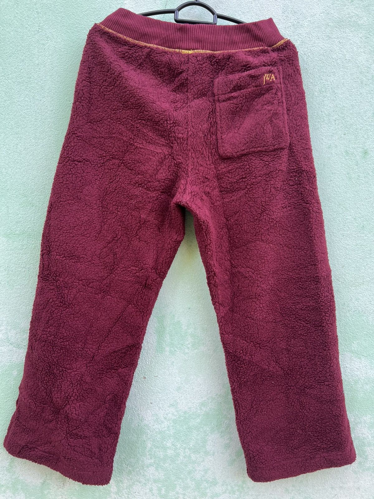 JW Anderson Uniqlo x JW Anderson Deep Burgundy Sherpa Fleece Pants Size US 34 / EU 50 - 13 Thumbnail