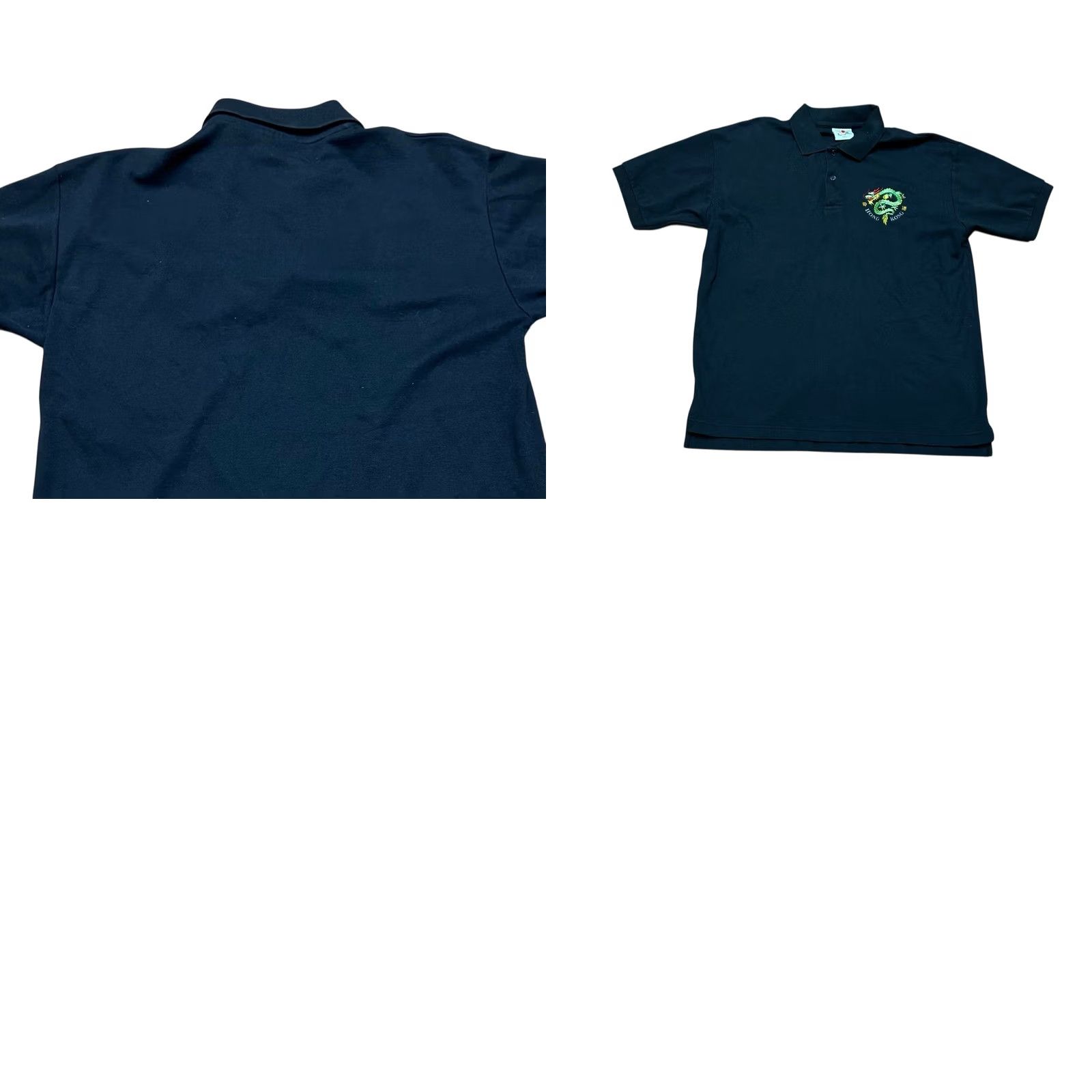 Vintage VINTAGE Lai See Shirts Dragon Hong Kong Short Sleeve Polo Black Size L Men Size US L / EU 52-54 / 3 - 10 Thumbnail
