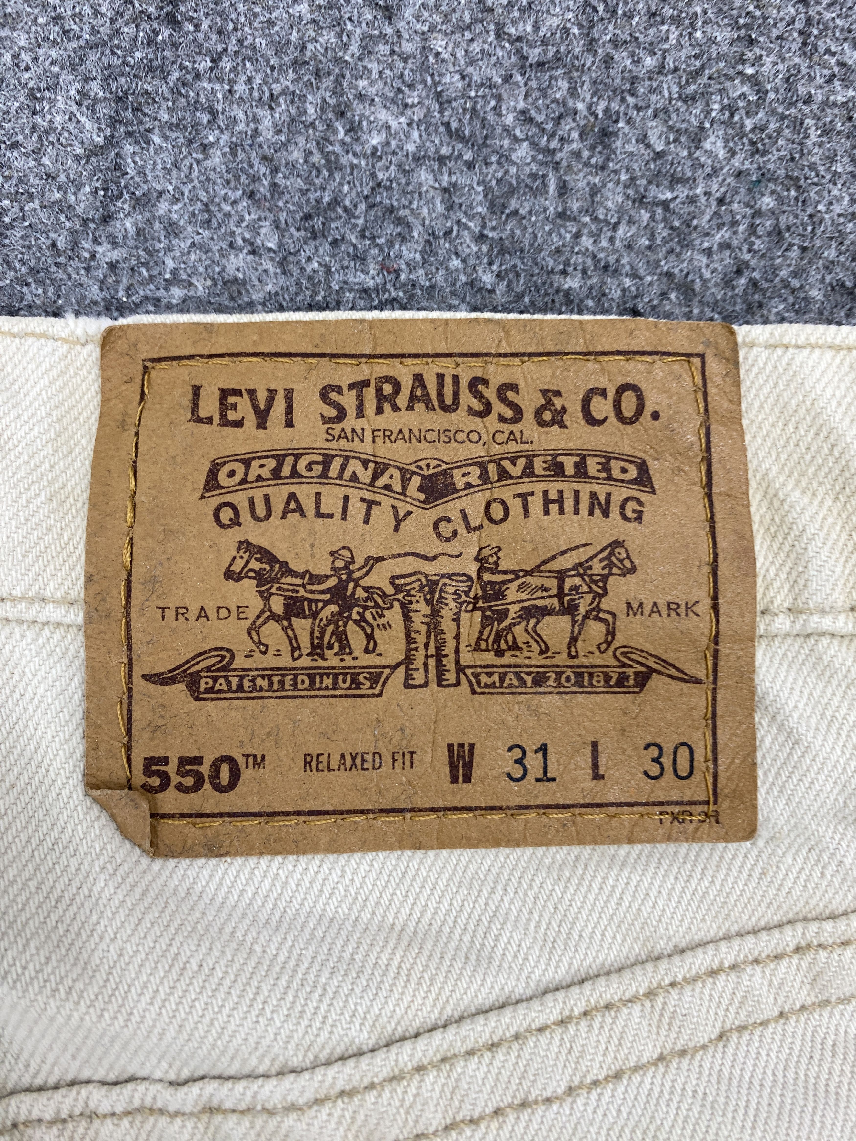 Levi's × Vintage Vintage 90s Levi's 550 Orange Tabs Jeans Size US 30 / EU 46 - 5 Thumbnail