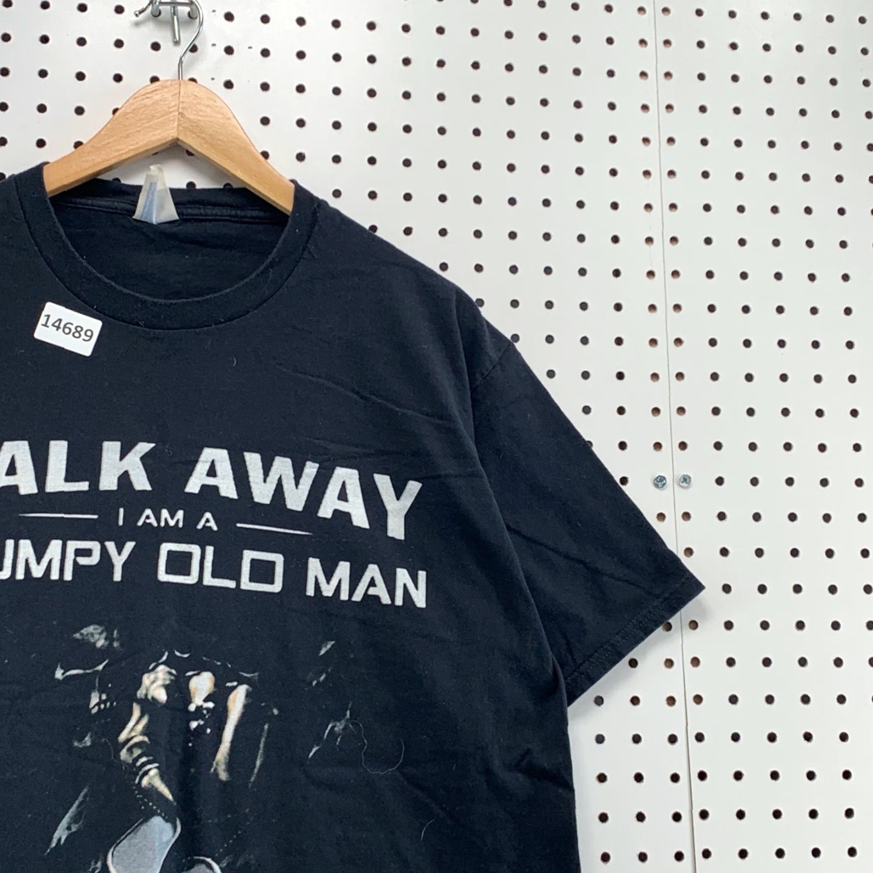 Port & Company VINTAGE Funny Grumpy Grandpa Shirt Mens XL Black Funny Quote Short Sleeve Size US XL / EU 56 / 4 - 2 Thumbnail