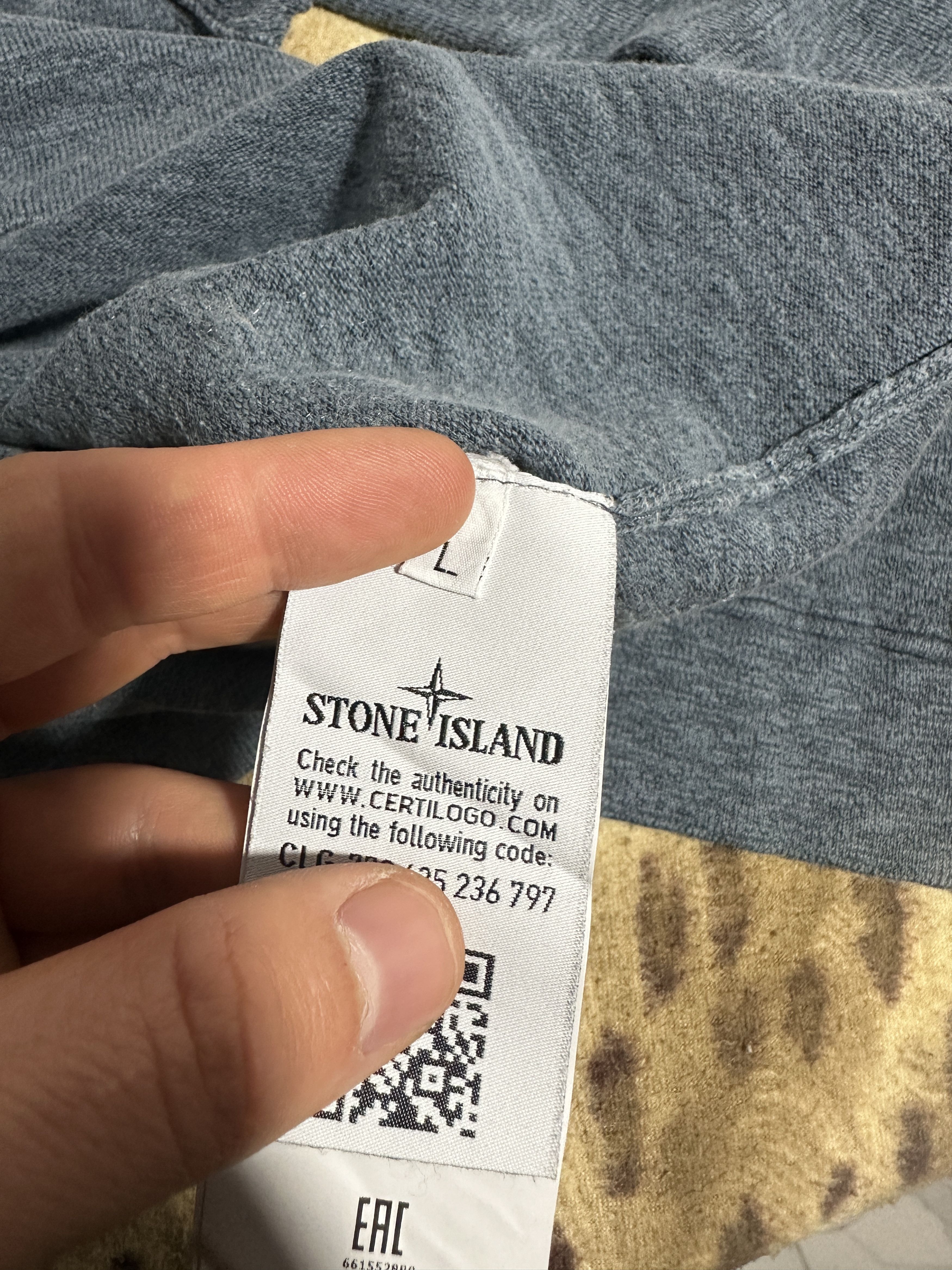 Stone Island Stone Island Fine Gauge Cotton Knit Crewneck Garment Size L Size US L / EU 52-54 / 3 - 4 Thumbnail