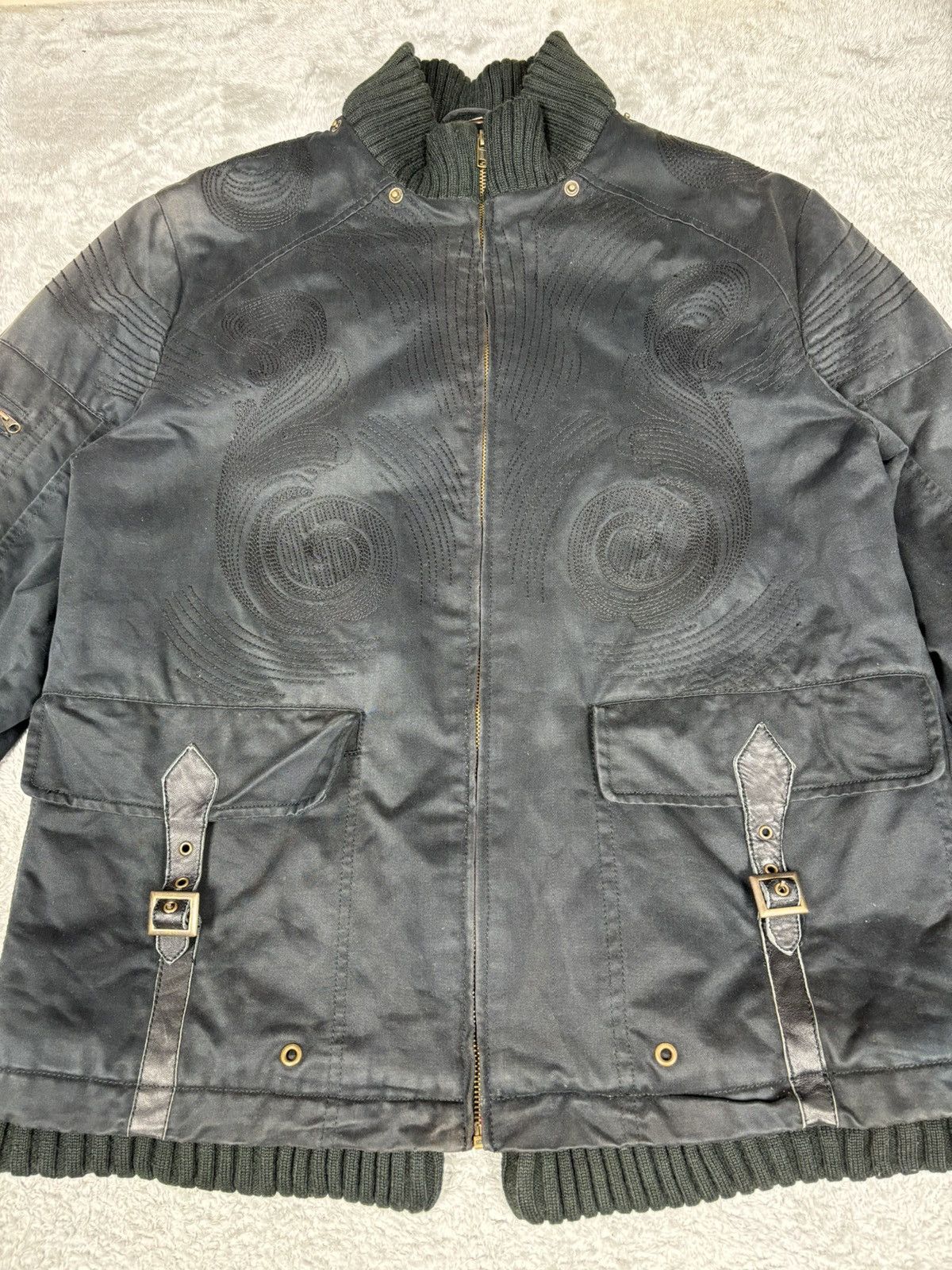 Roberto Cavalli Roberto Cavalli Bomber Jacket. J076 Size US L / EU 52-54 / 3 - 3 Thumbnail