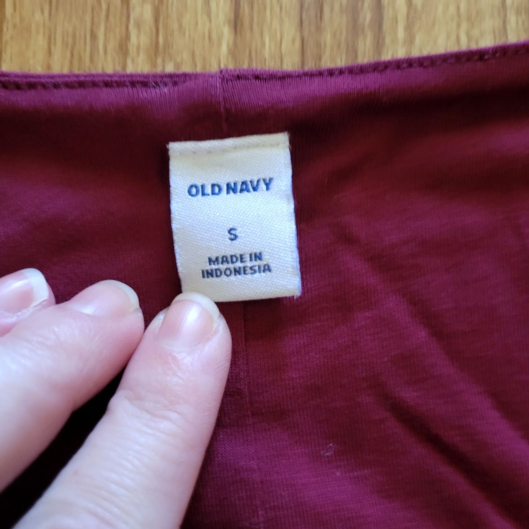 Old Navy Old Navy Dress Womens Size S Purple A Line Jersey V-Neck Casual Knee Length Size S / US 4 / IT 40 - 5 Thumbnail