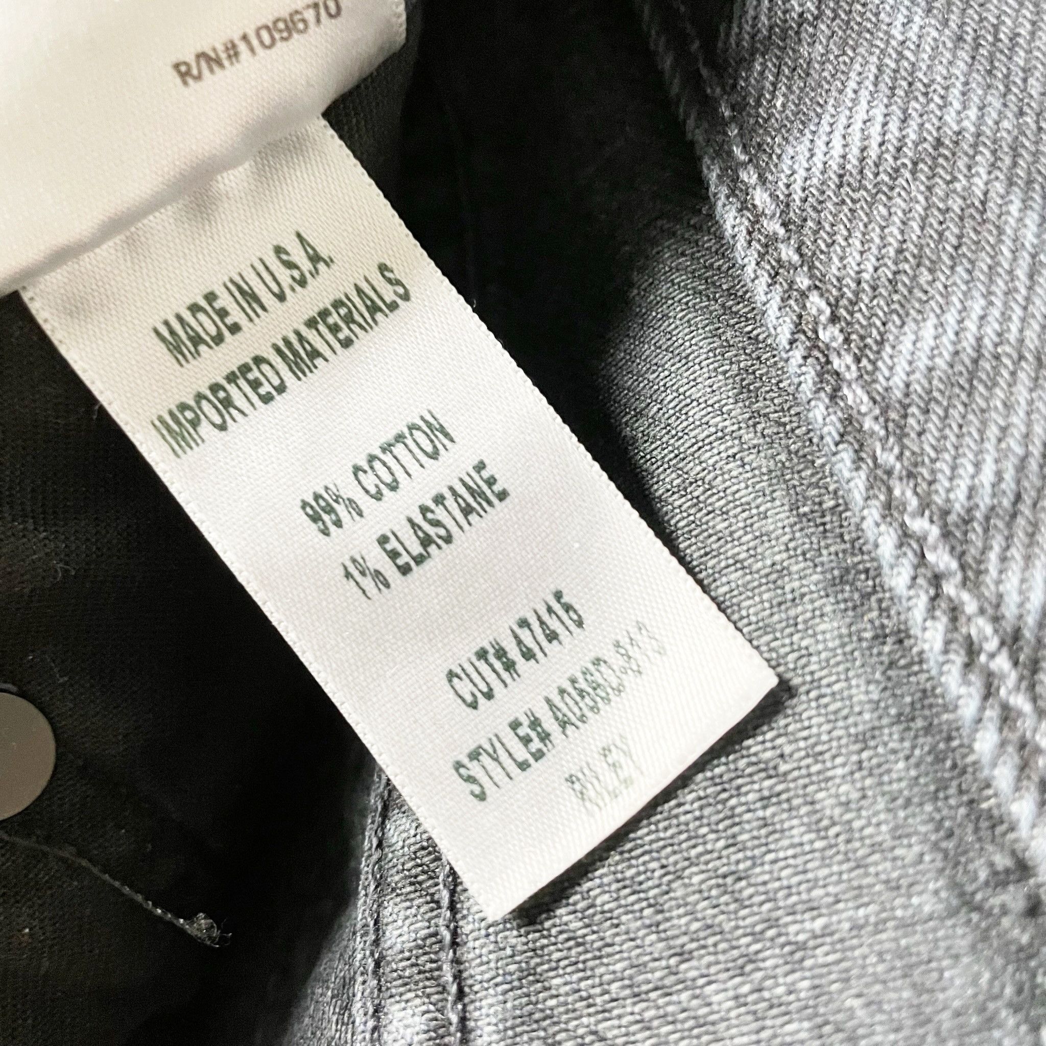 Agolde Agolde Women's Riley High Rise Cotton Straight Size 25" / US 0 / IT 36 - 4 Thumbnail