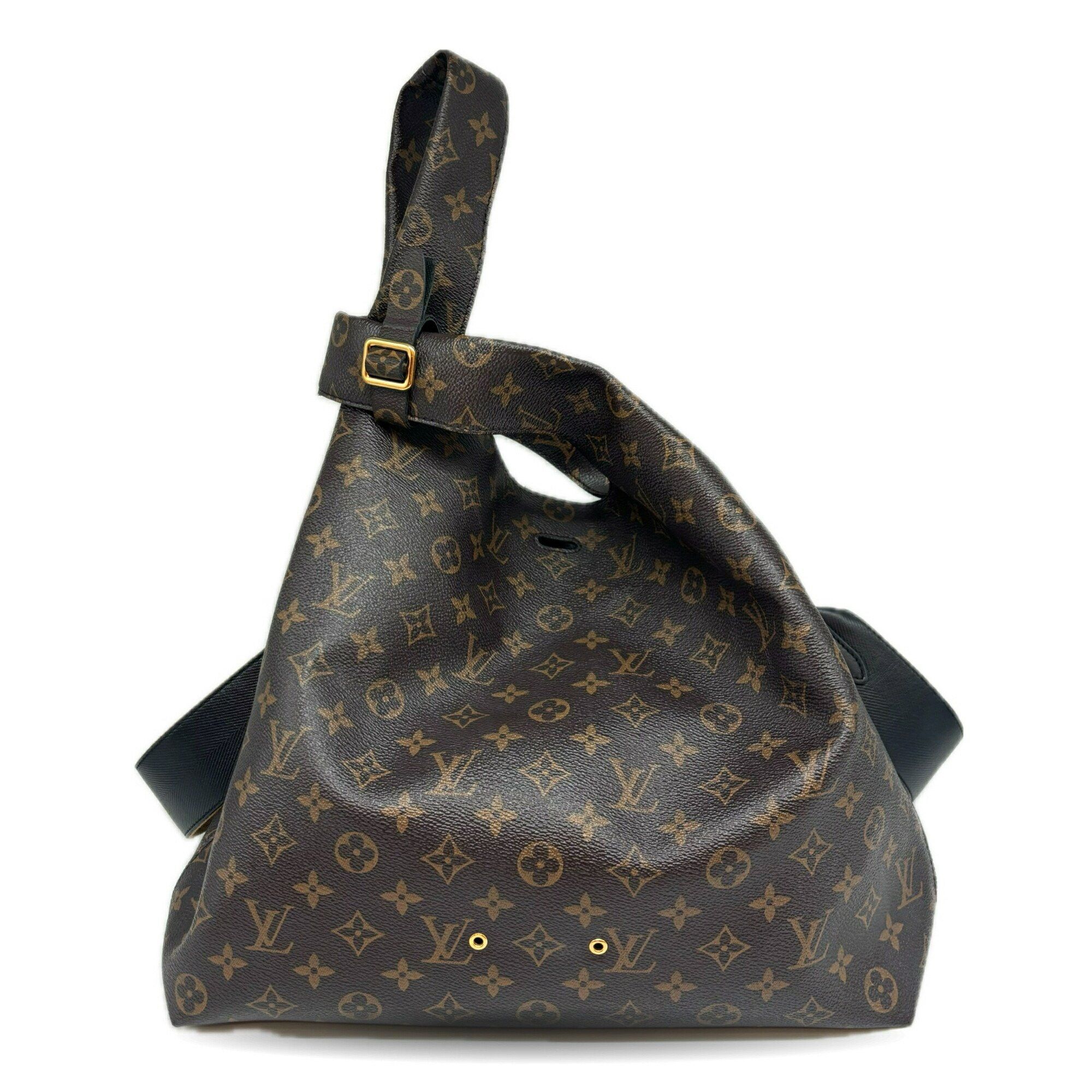 Louis Vuitton Atlantis Monogram Tote Bag Shoulder Strap Brown M43096 Louis Vuitton, Women's