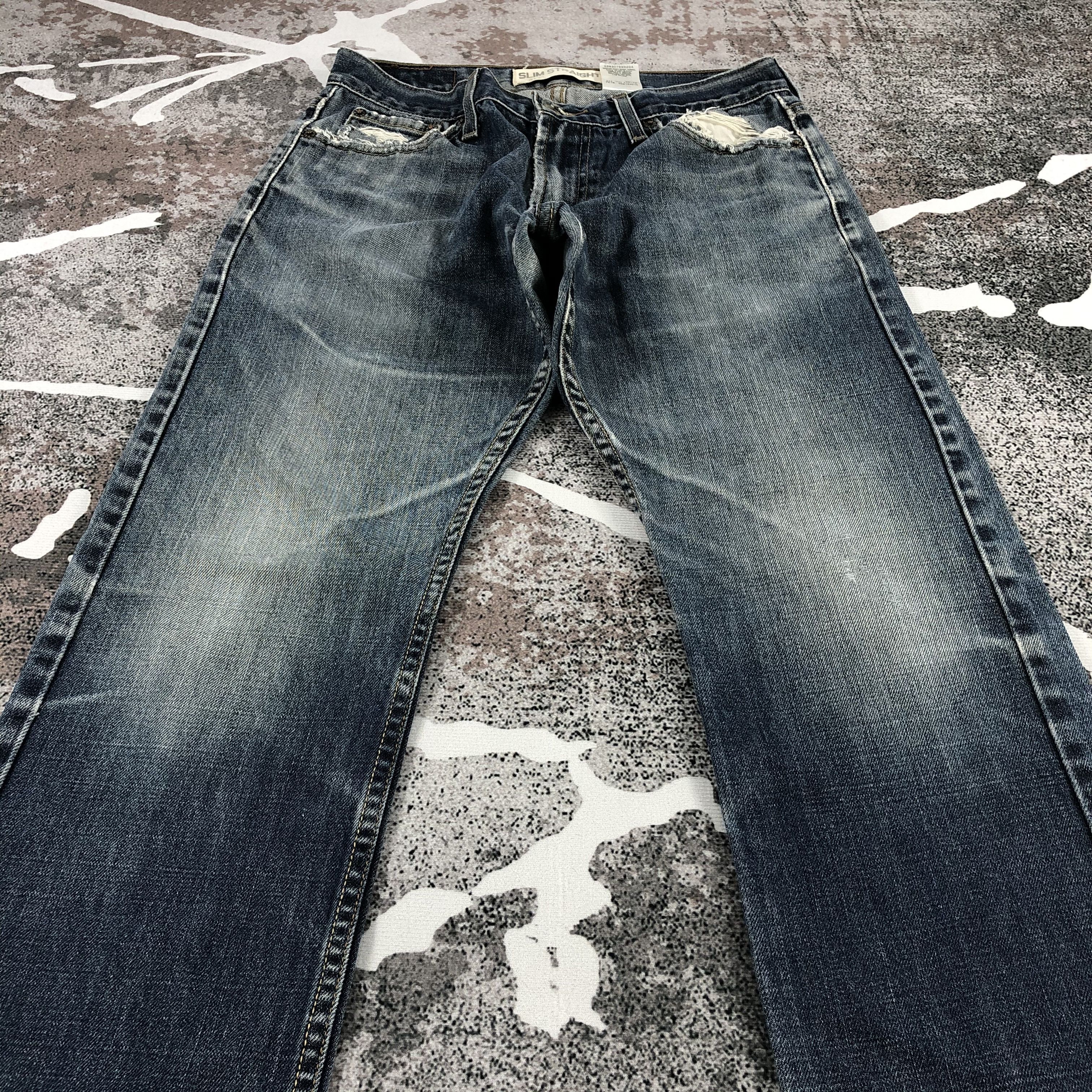 Levi's Vintage Levis 514 Jeans Blue Slim Straight Denim KJ593 Size US 30 / EU 46 - 3 Thumbnail
