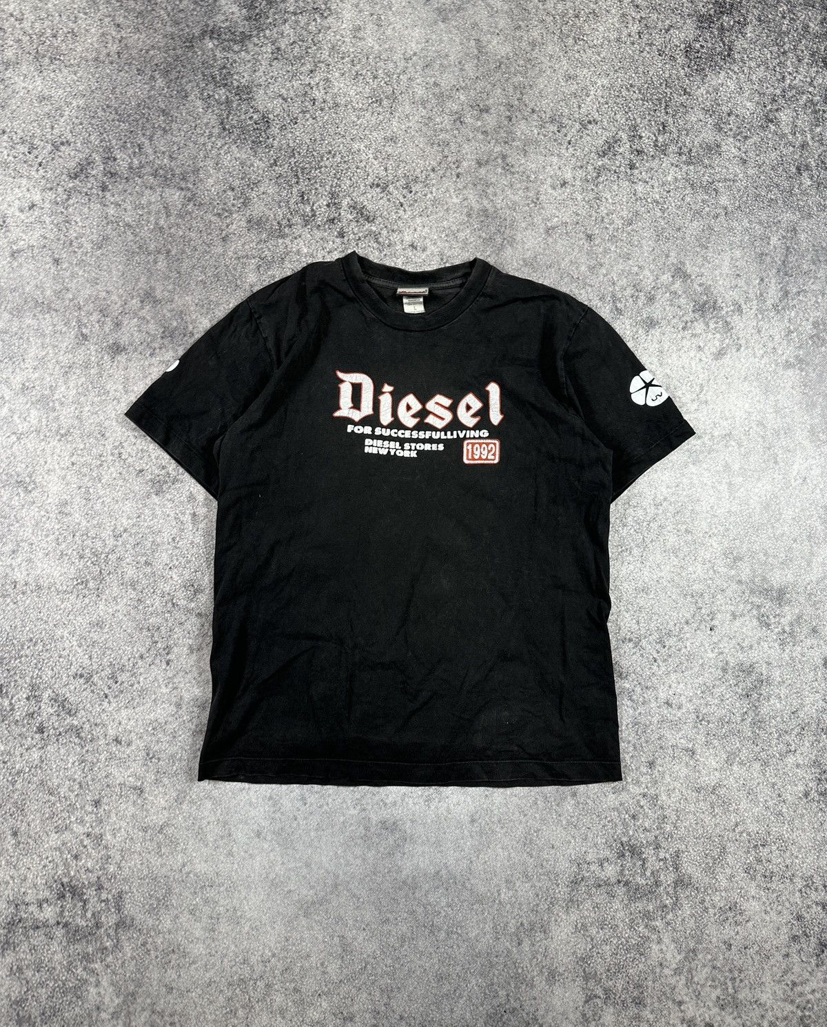 Diesel Y2K Vintage Diesel Big Logo Streetwear Avant Garde Rare VTg Size US L / EU 52-54 / 3 - 1 Thumbnail