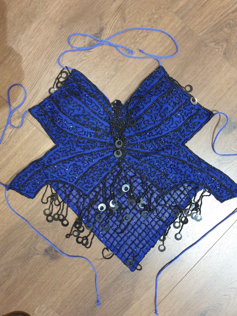 Other Butterfly halter top blue color new condition Size S / US 4 / IT 40 - 3 Thumbnail